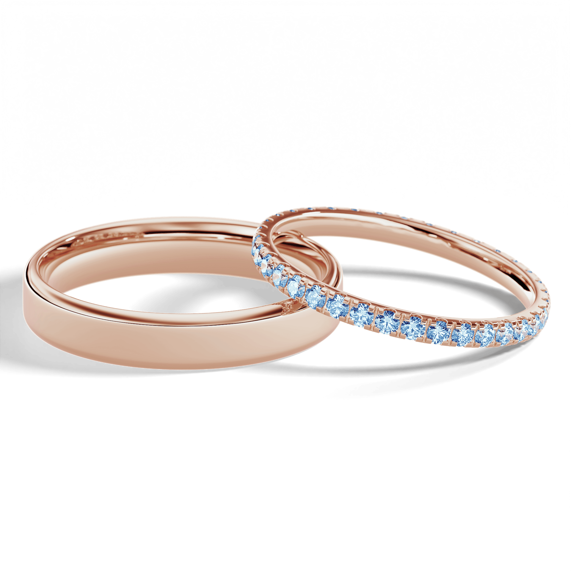 Dostawka rosie rozowe zloto diament lab niebieski 1 5mm 35szt 05