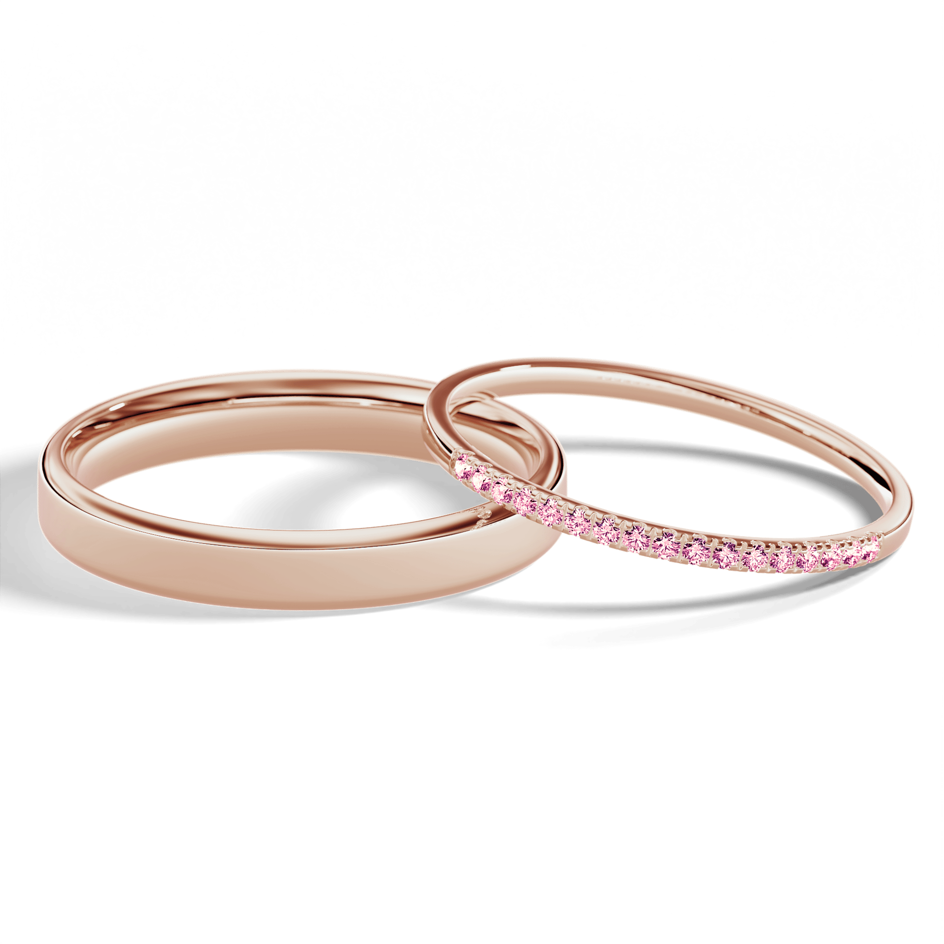 Dostawka rosie rozowe zloto diament lab rozowy 1mm 17szt 05