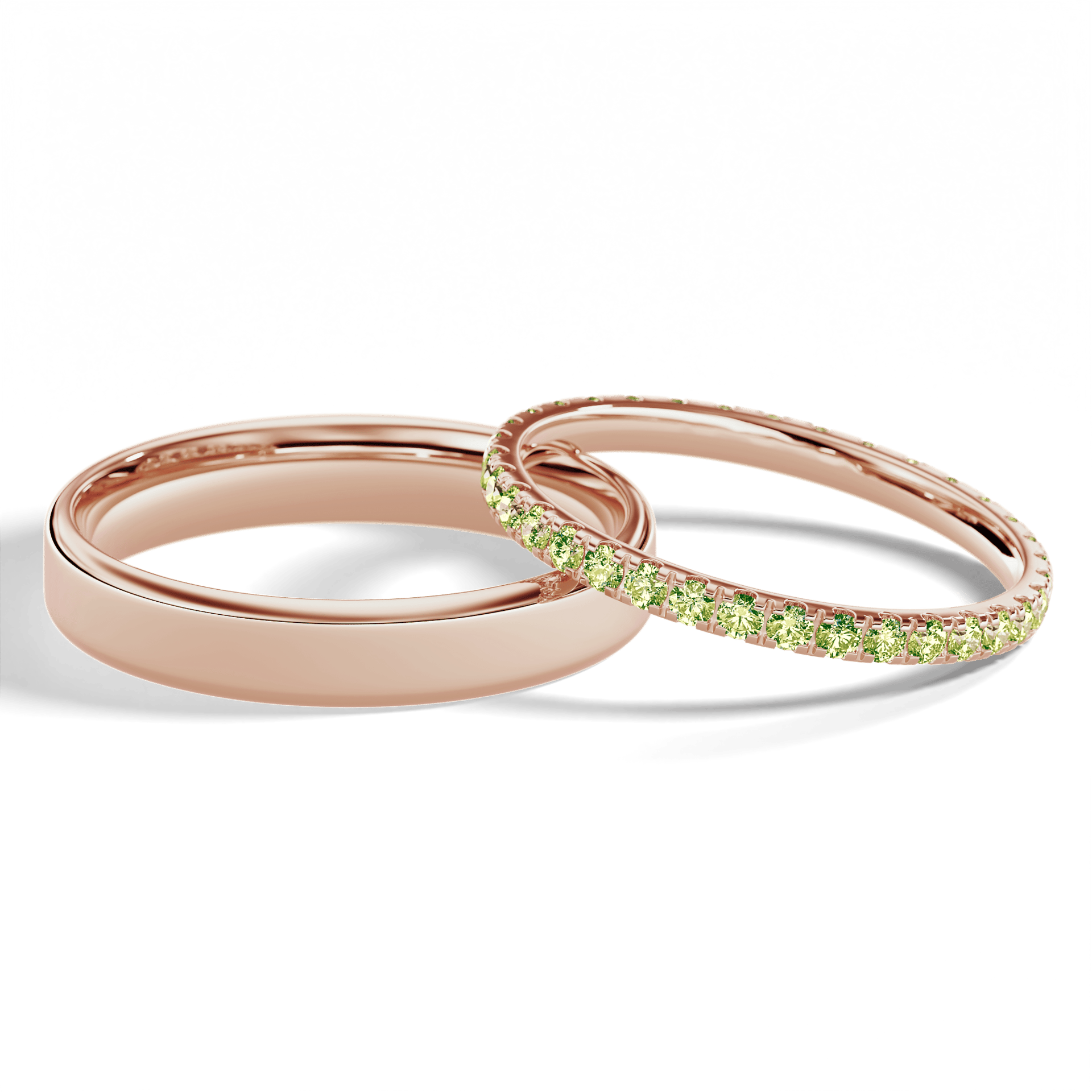 Dostawka rosie rozowe zloto diament lab zielony jasny 1 5mm 35szt 05