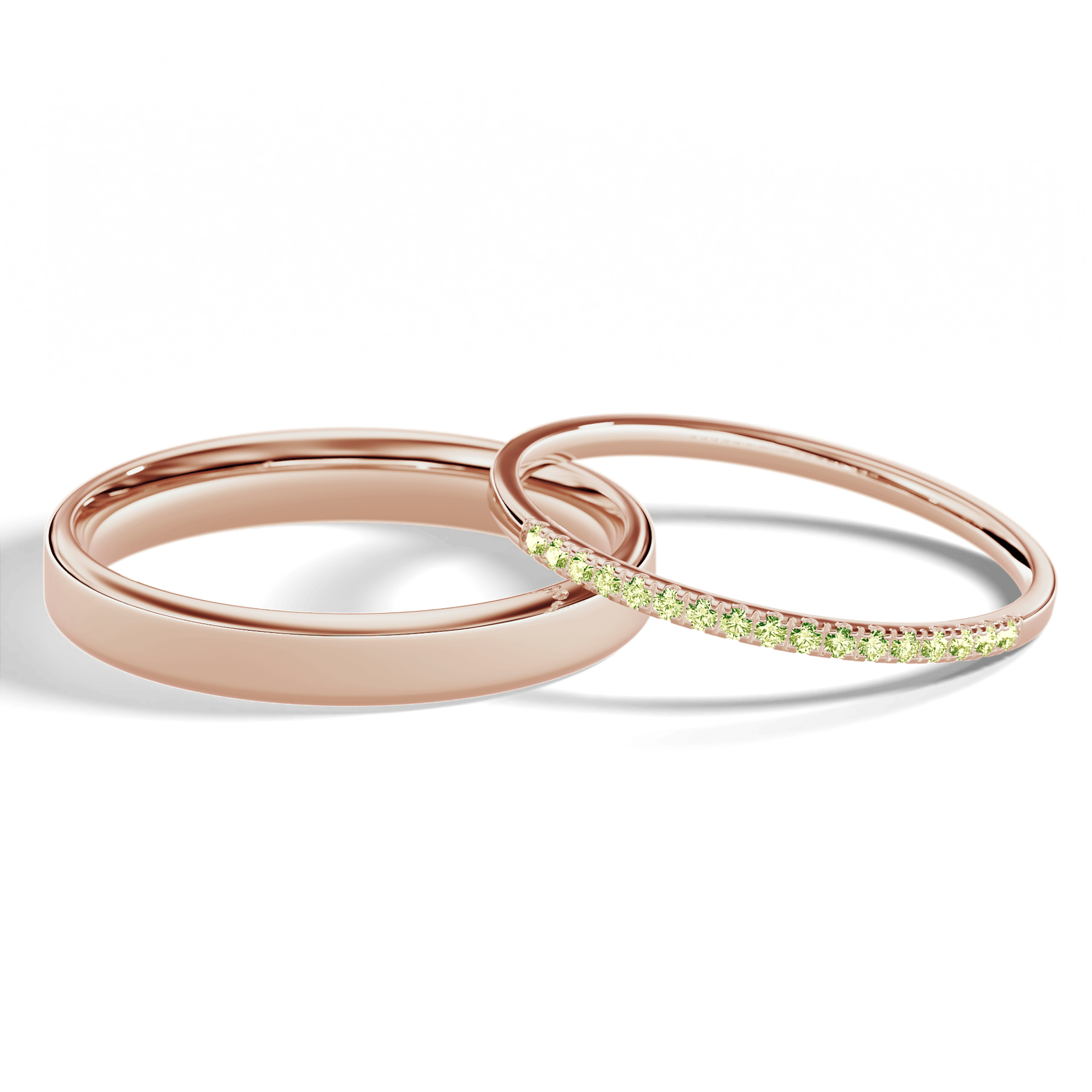 Dostawka rosie rozowe zloto diament lab zielony jasny 1mm 17szt 05