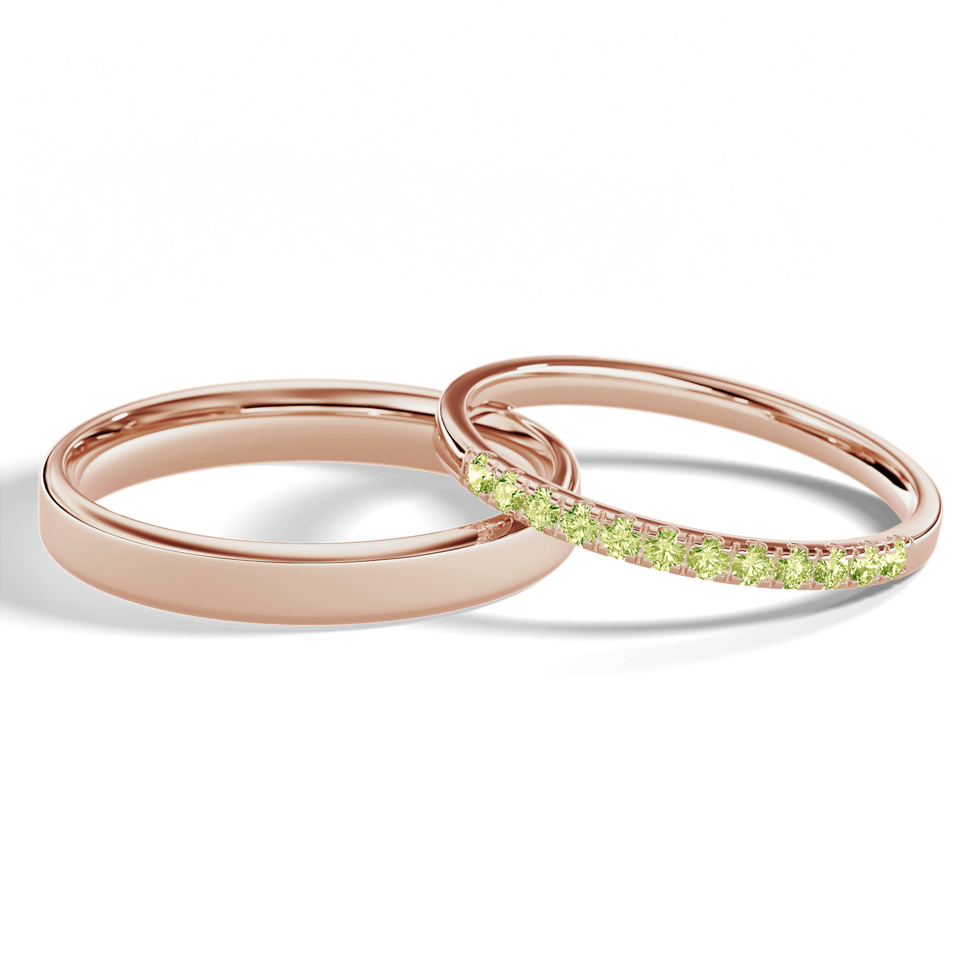 Dostawka rosie rozowe zloto diament zielony jasny 1 5mm 12szt 05