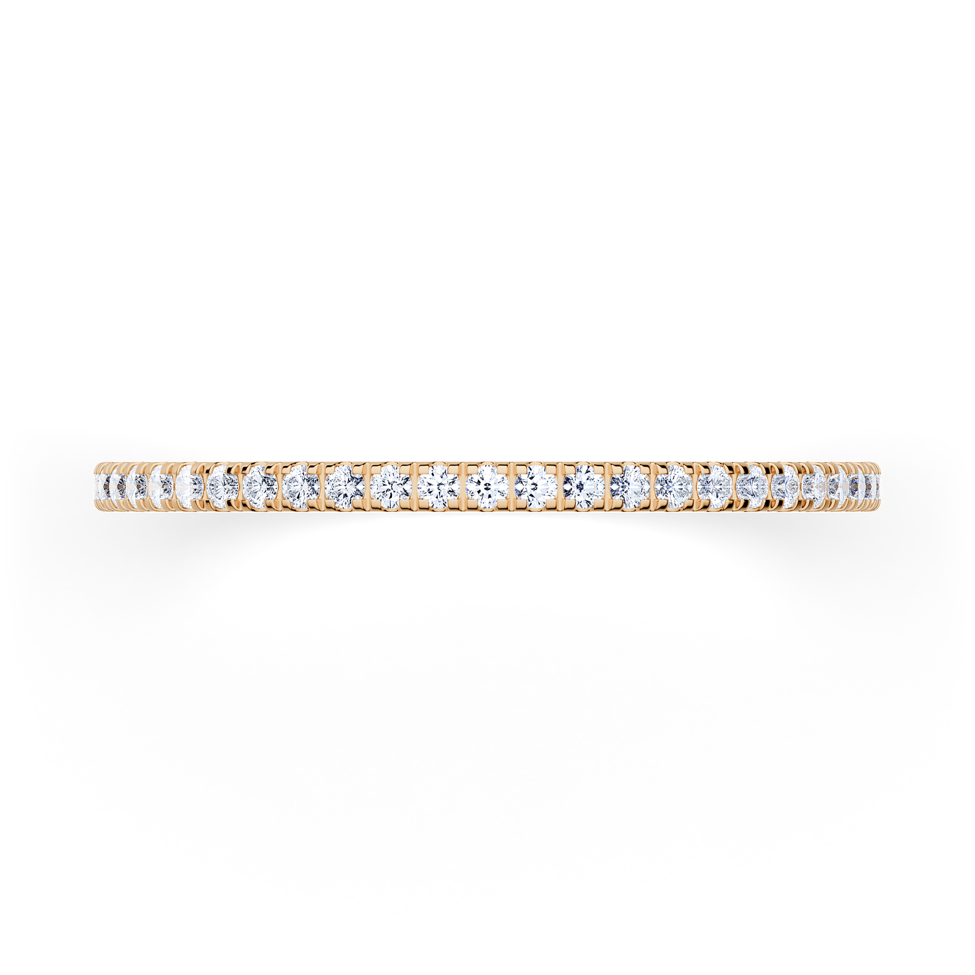 Dostawka Rosie z żółtego złota z diamentem naturalnym 0,25ct