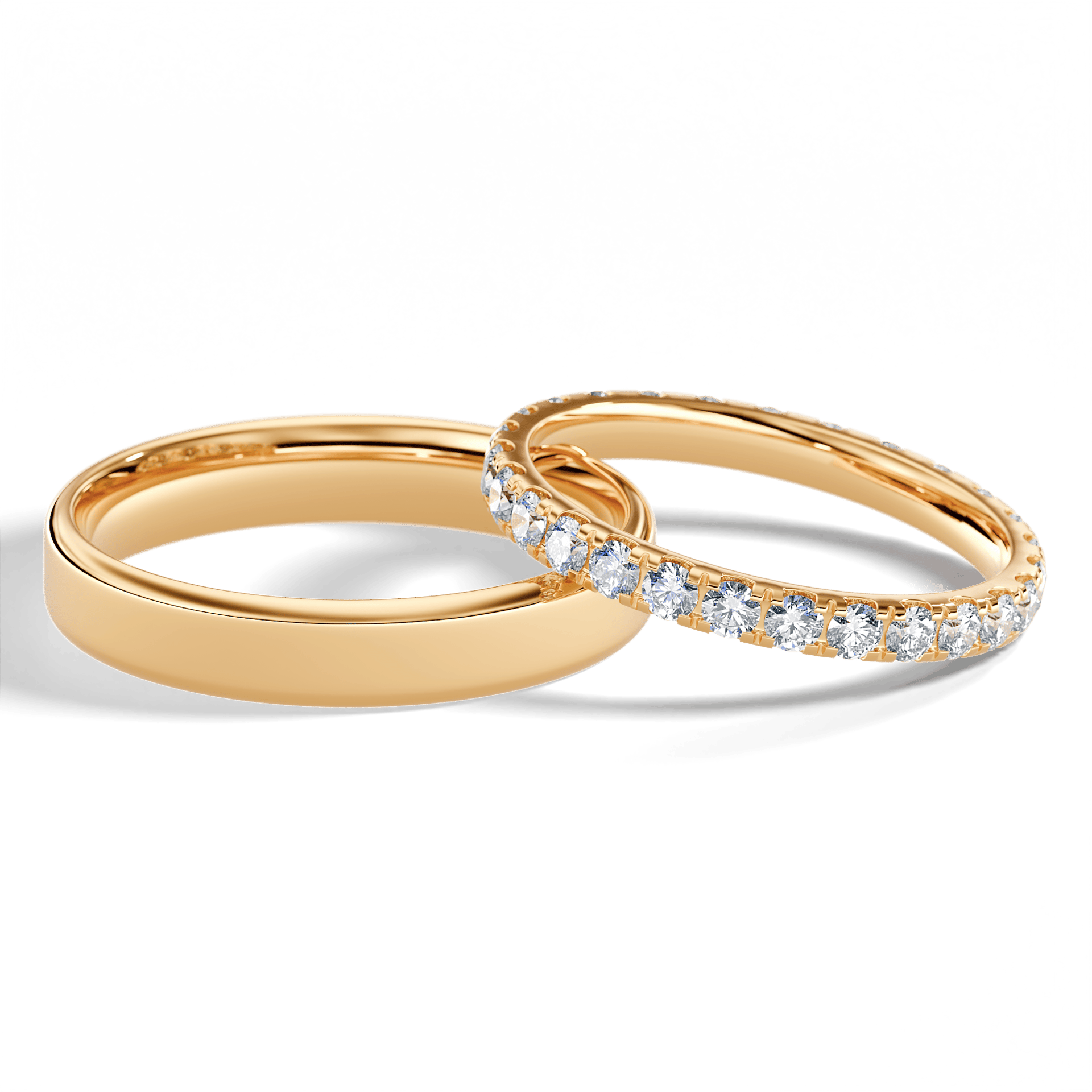 Dostawka rosie zolte zloto diament lab 2mm 27szt 05