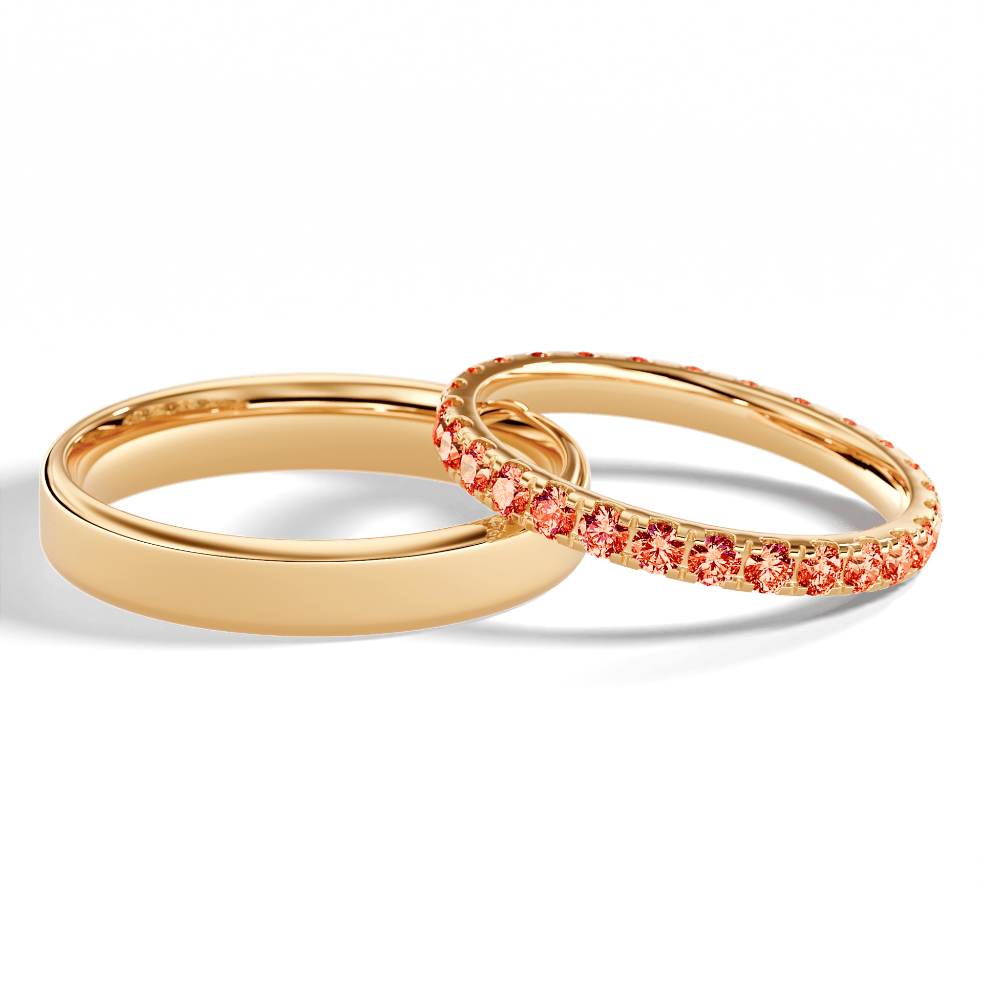 Dostawka rosie zolte zloto diament lab czerwony 2mm 27szt 05