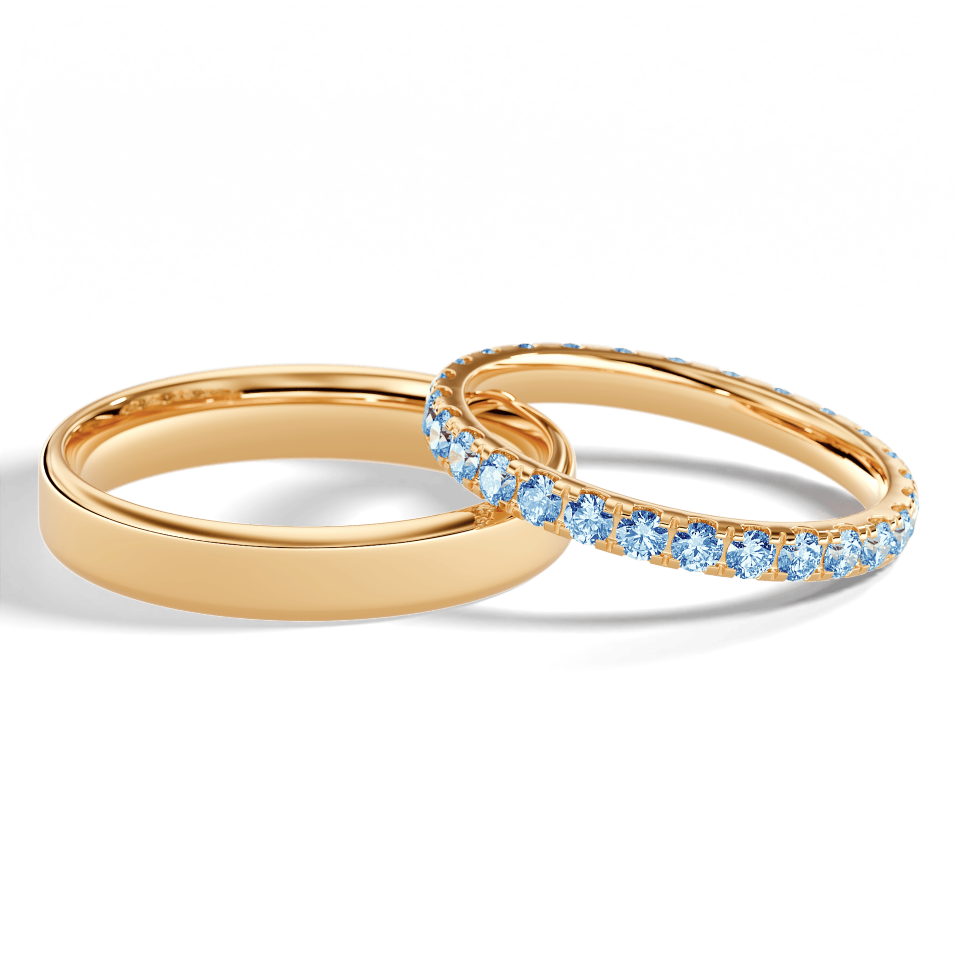 Dostawka rosie zolte zloto diament lab niebieski 2mm 27szt 05