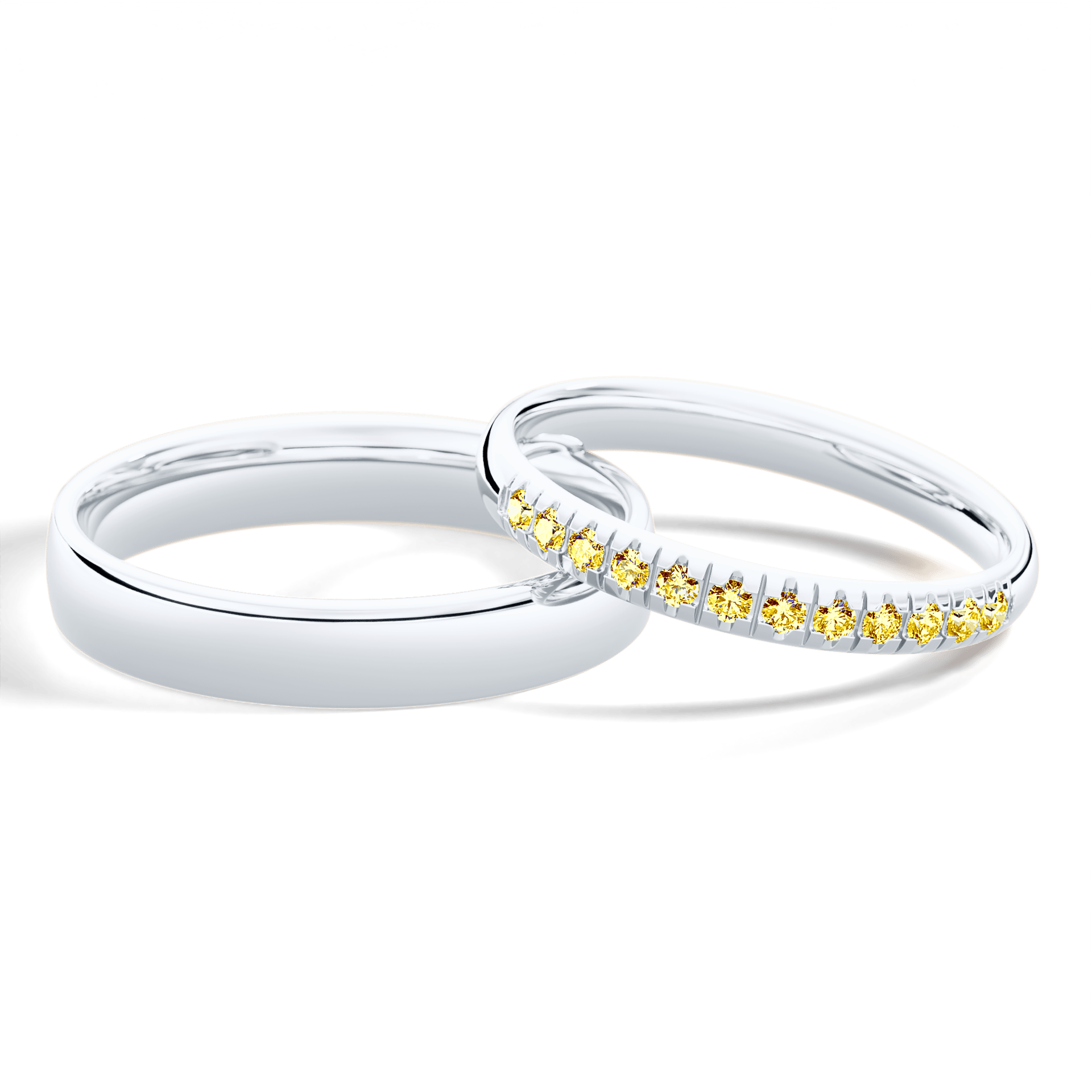 Dostawka sunshine biale zloto diament lab zolty 12szt 04