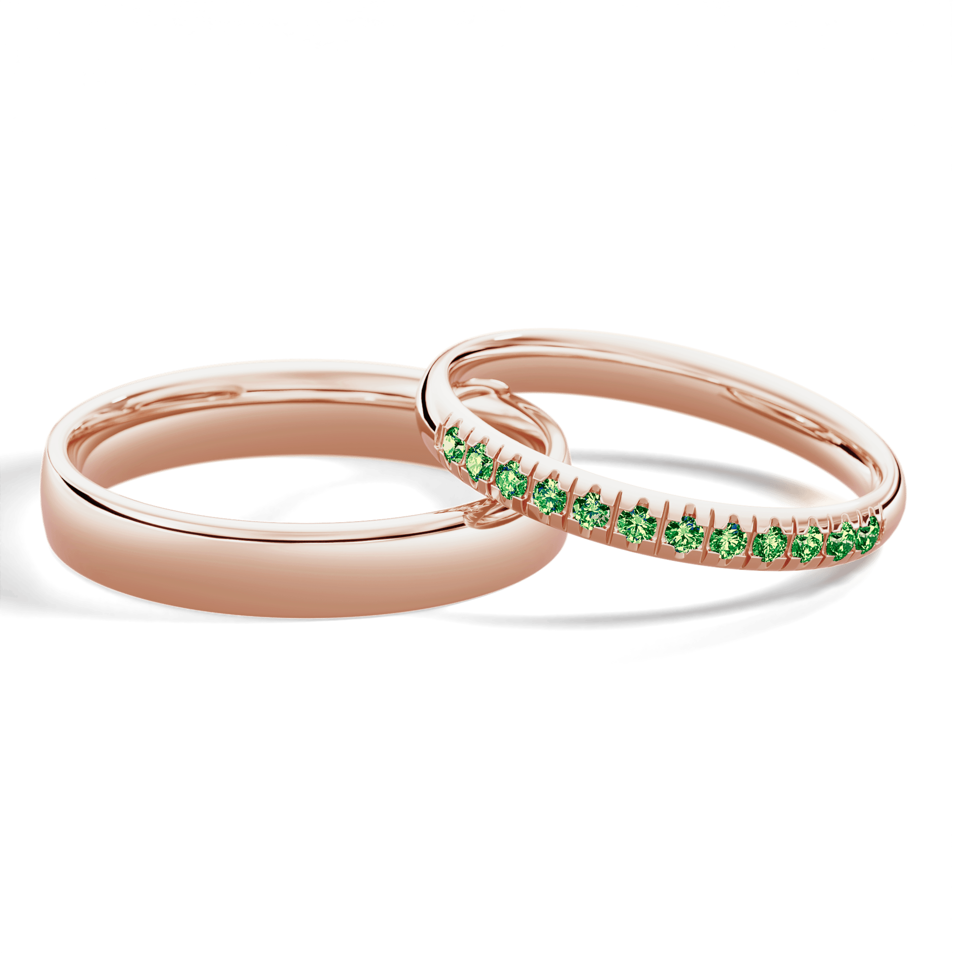 Dostawka sunshine rozowe zloto diament lab zielony ciemny 12szt 04