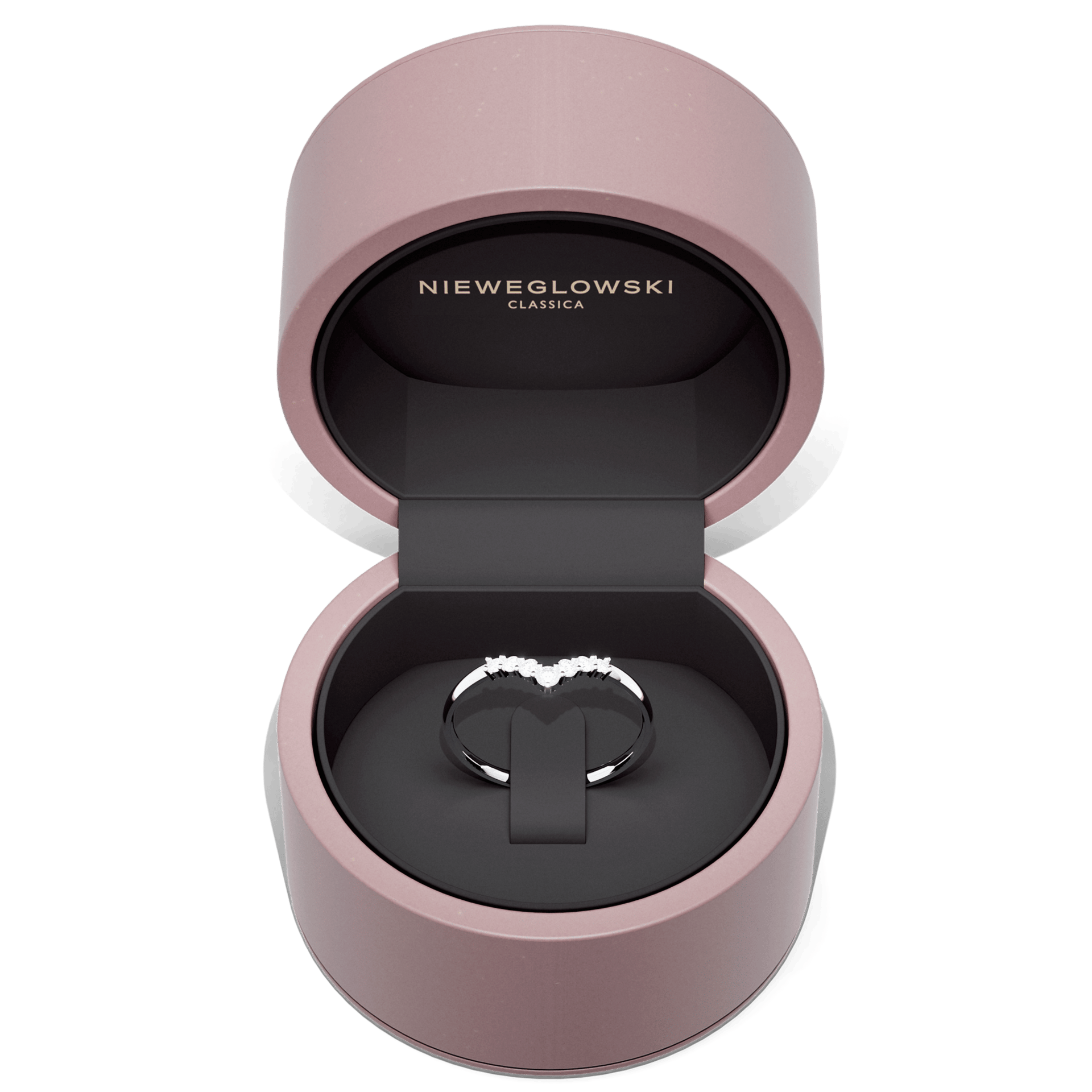 Dostawka love biale zloto diament lab zielony ciemny 7szt 05