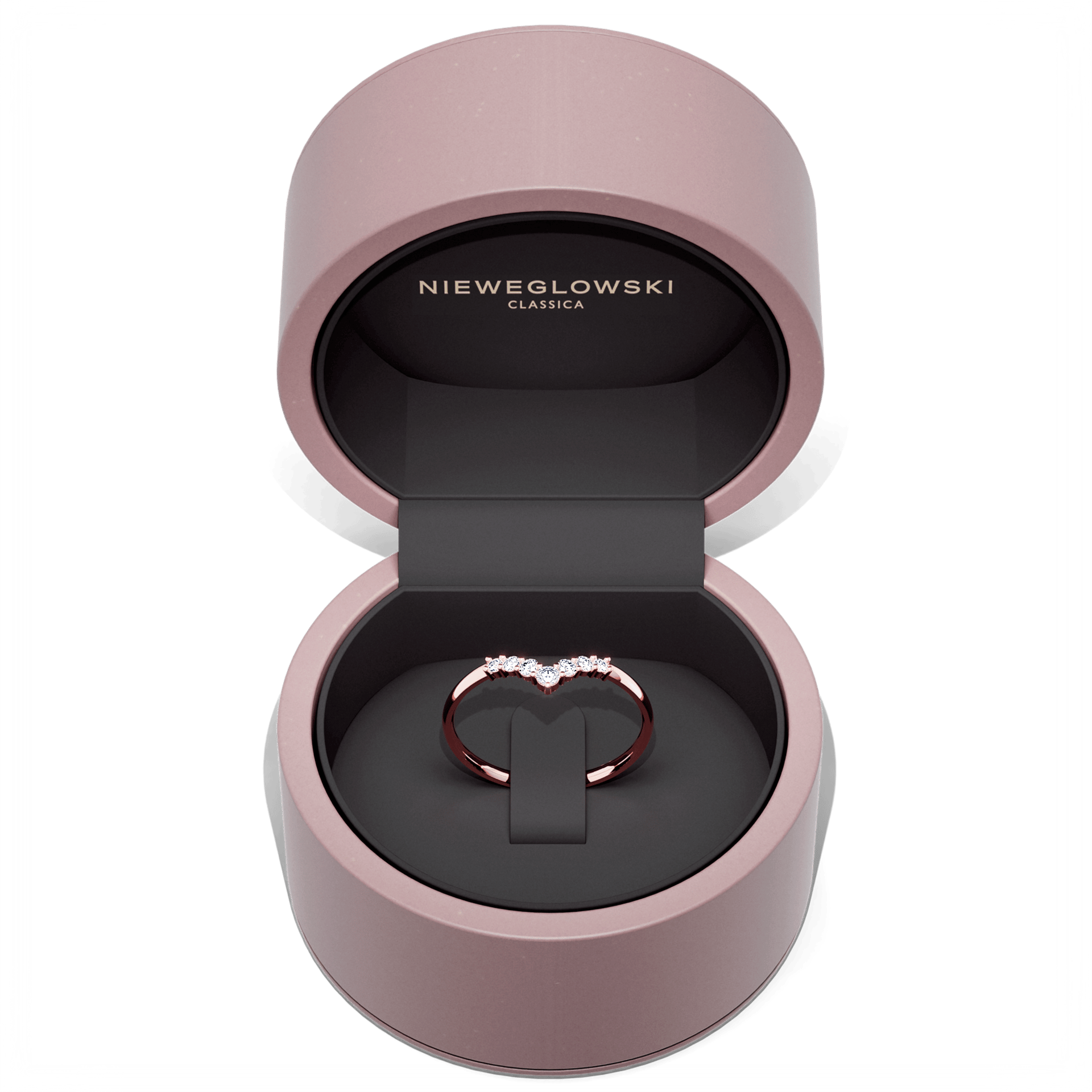 Dostawka love rozowe zloto diament lab 7szt 05