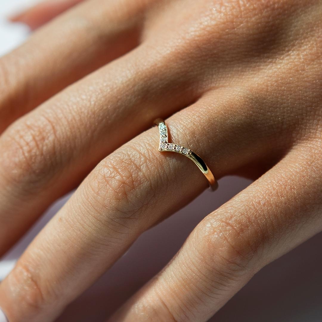 Ostawka love zolte zloto diament 7szt 02