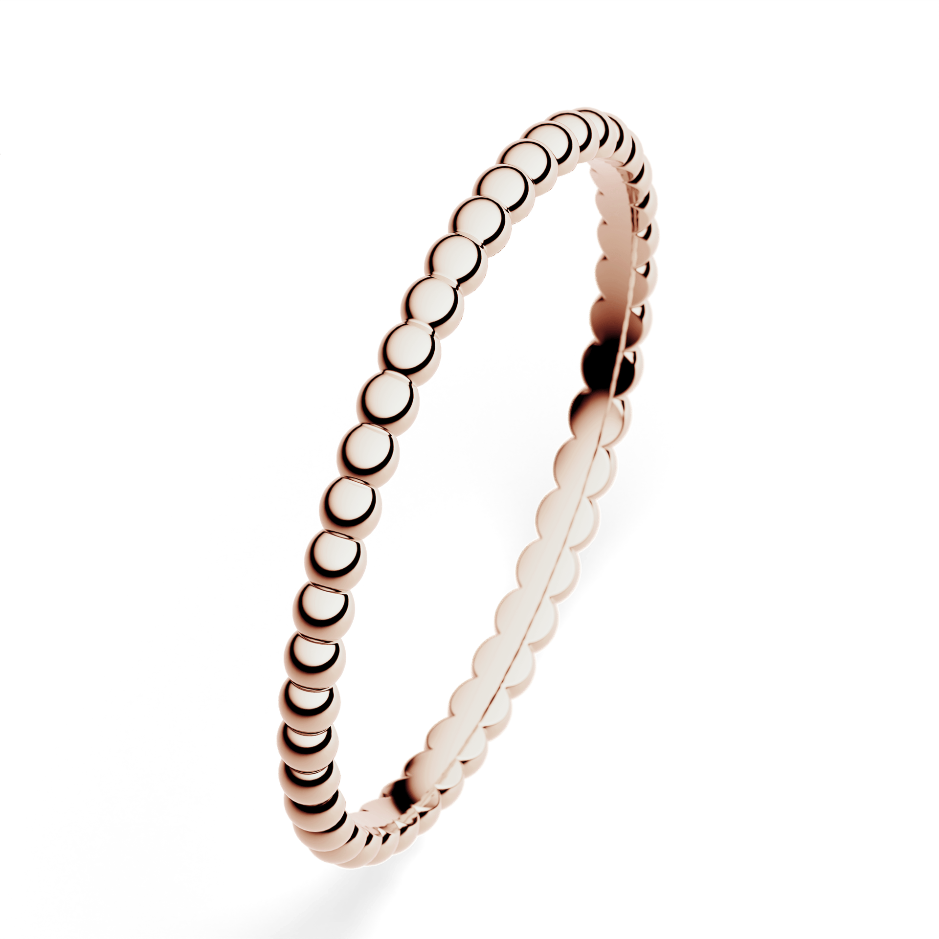 Dostawka bubble z różowego złota