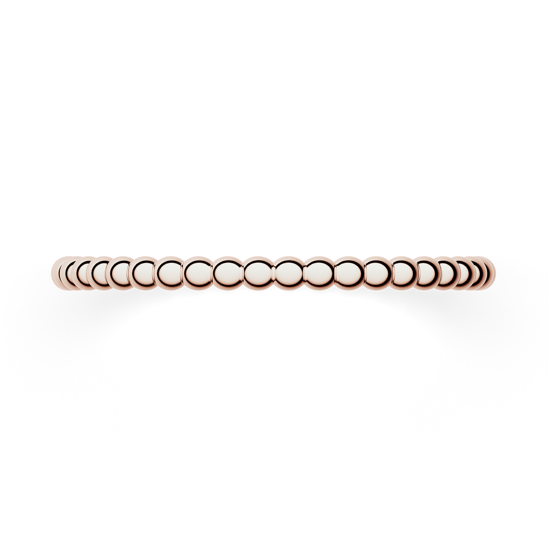 Dostawka bubble z różowego złota