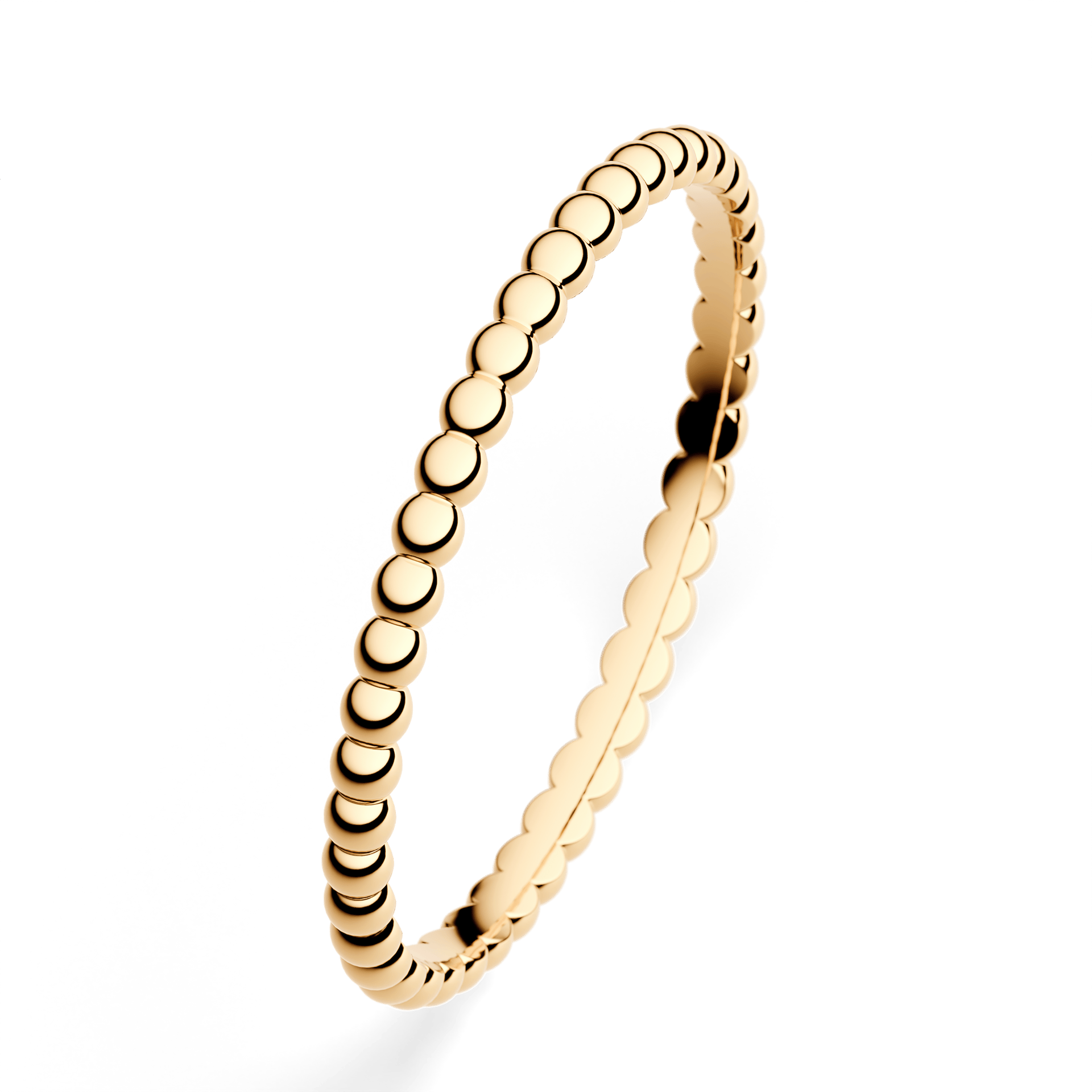 Dostawka bubble z żółtego złota