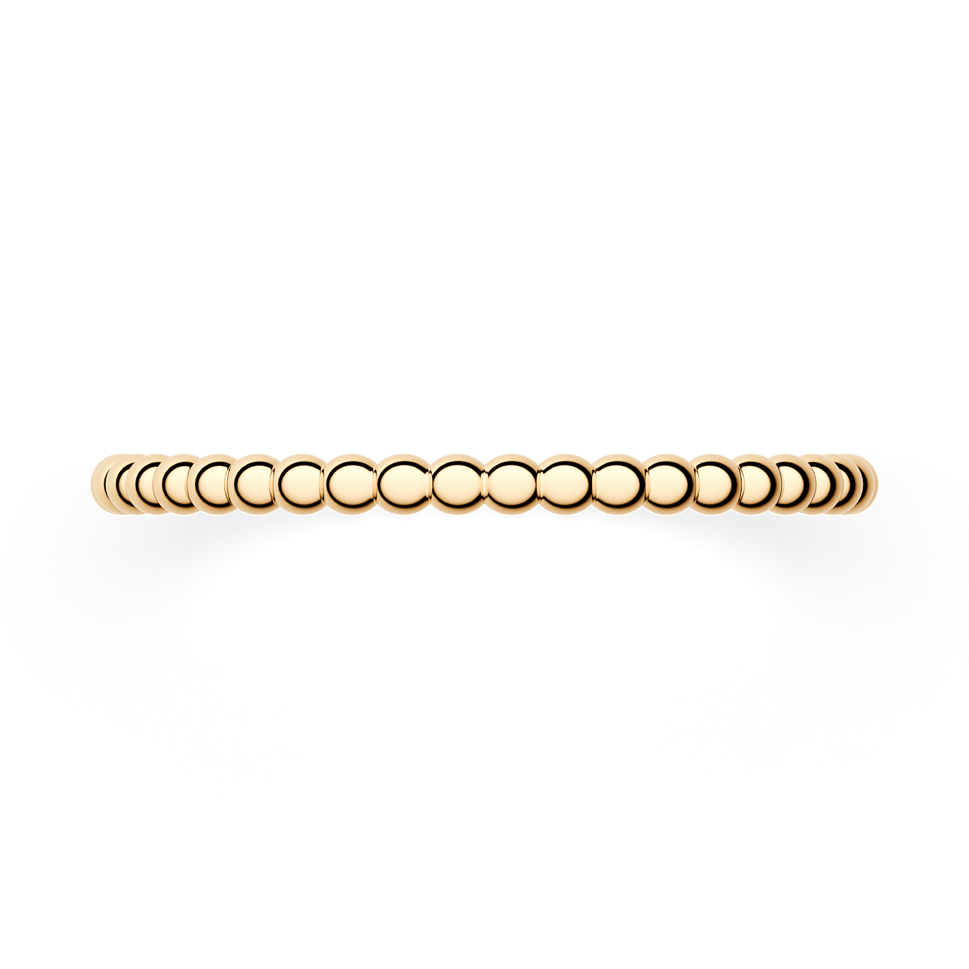 Dostawka bubble z żółtego złota