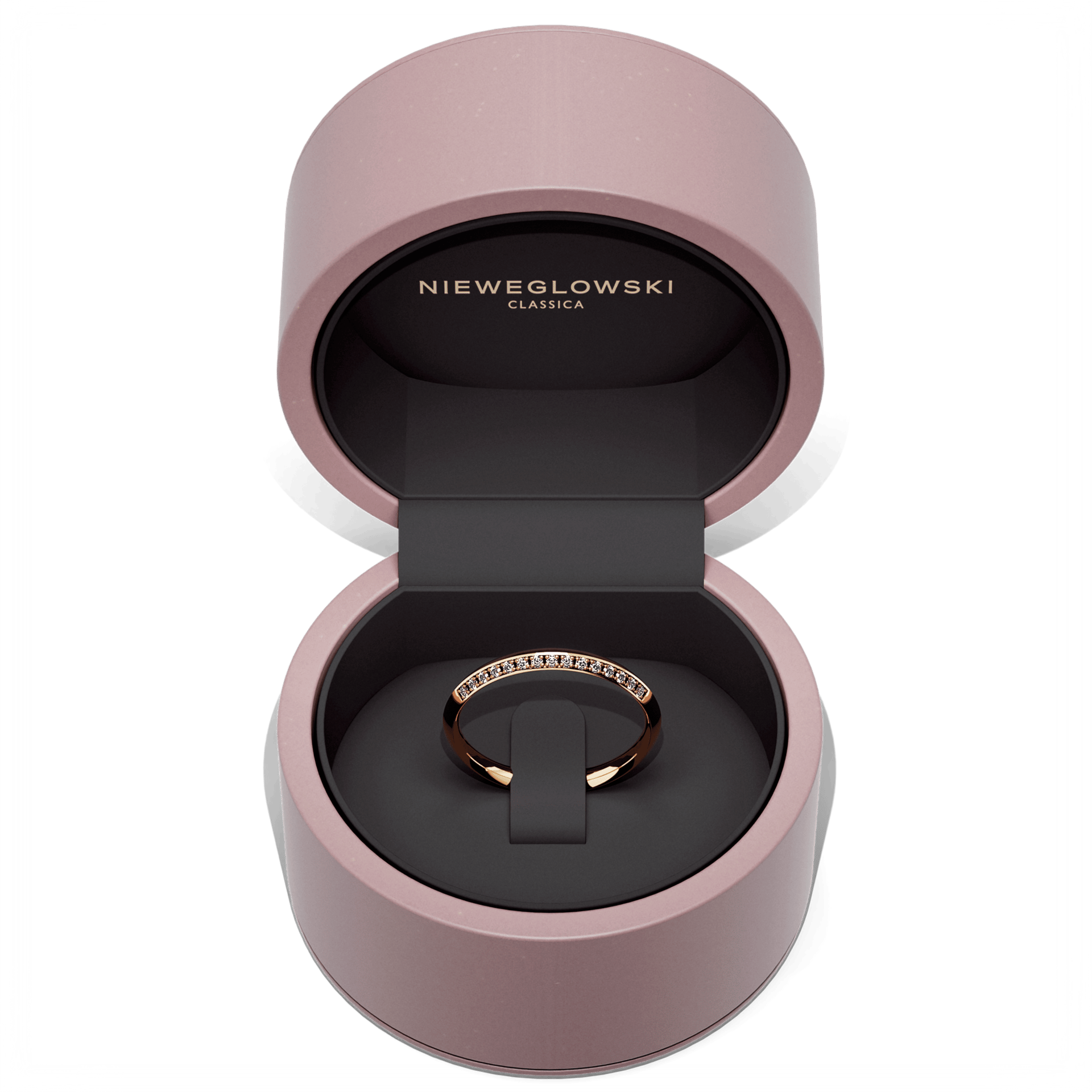 Obraczka z diamentami angel zolte zloto diament lab czarny 15szt 05