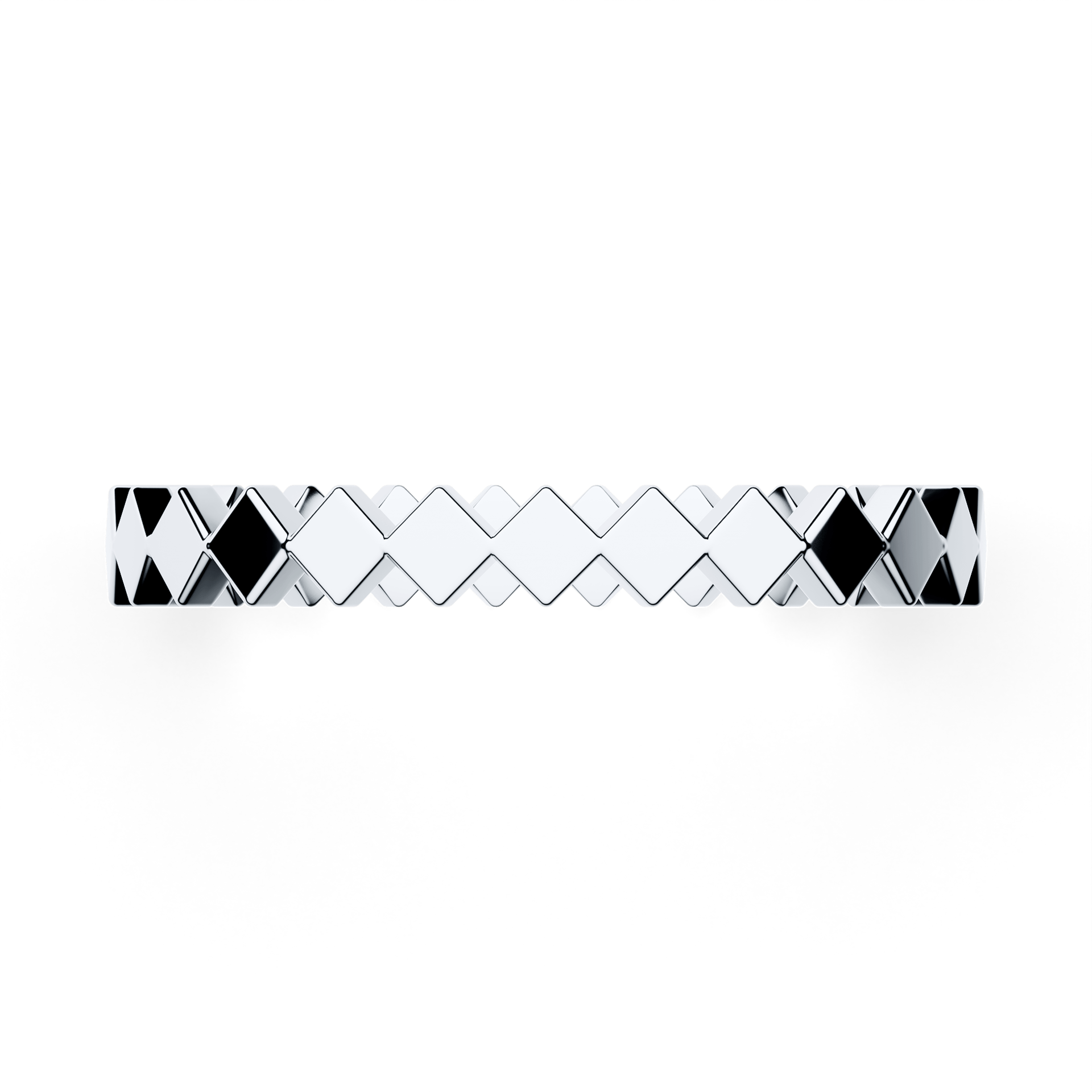 Dostawka squere  z białego złota 2,5mm