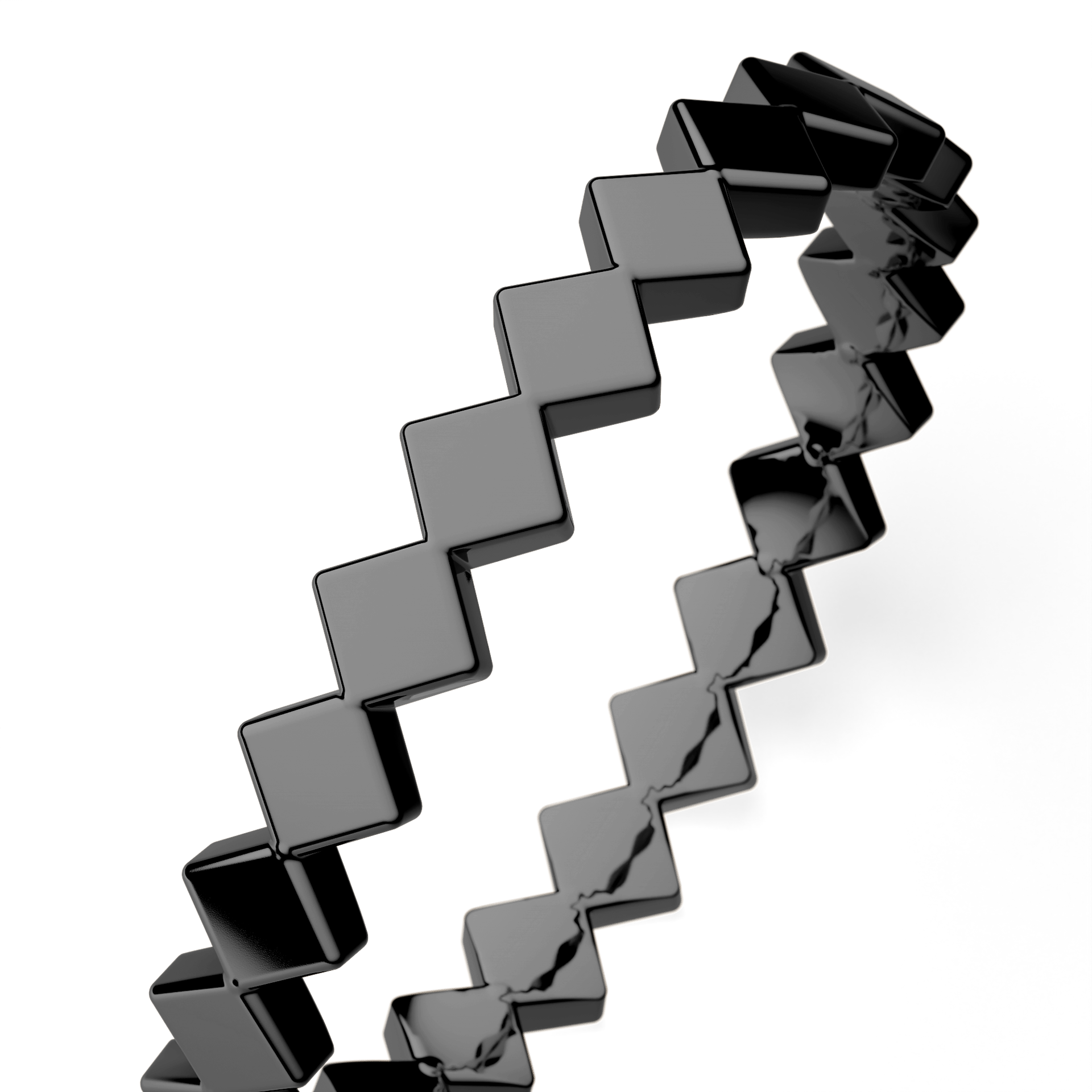 Dostawka squere  z czarnego złota 2,5mm