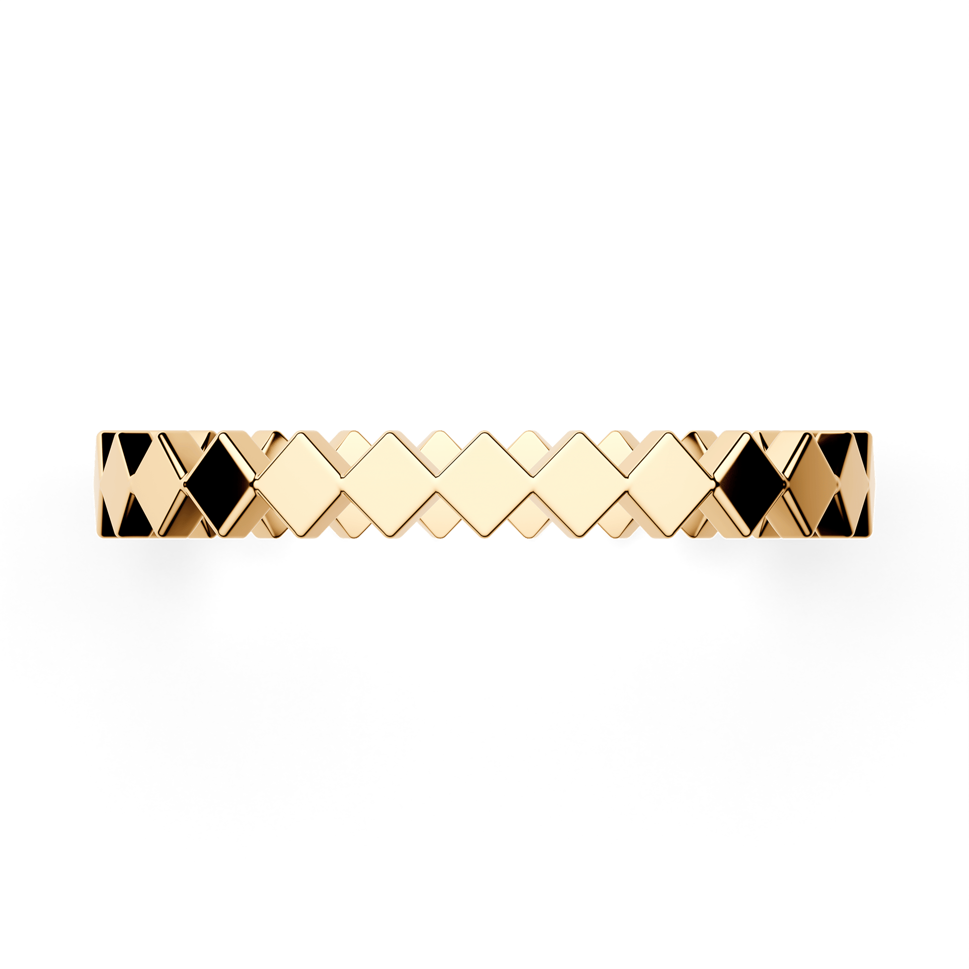 Dostawka squere  z żółtego złota 2,5mm