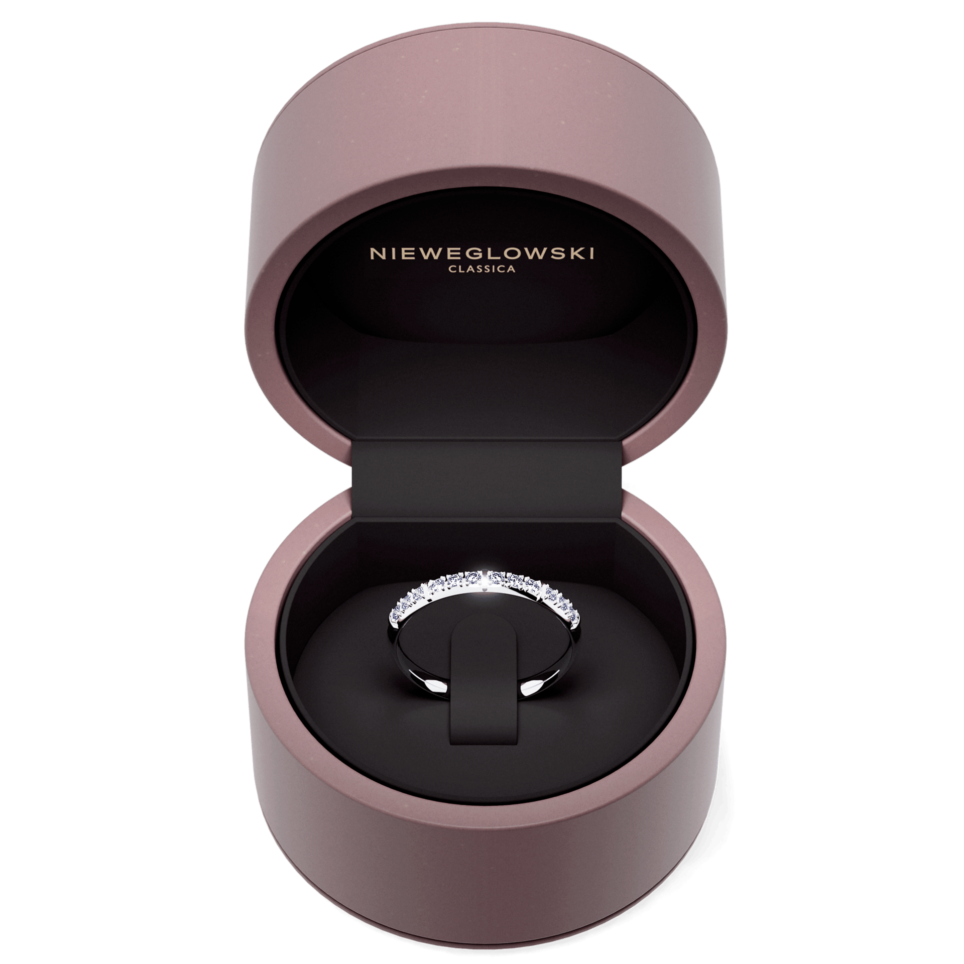 Obraczka z diamentami beauty biale zloto diament 12szt 05