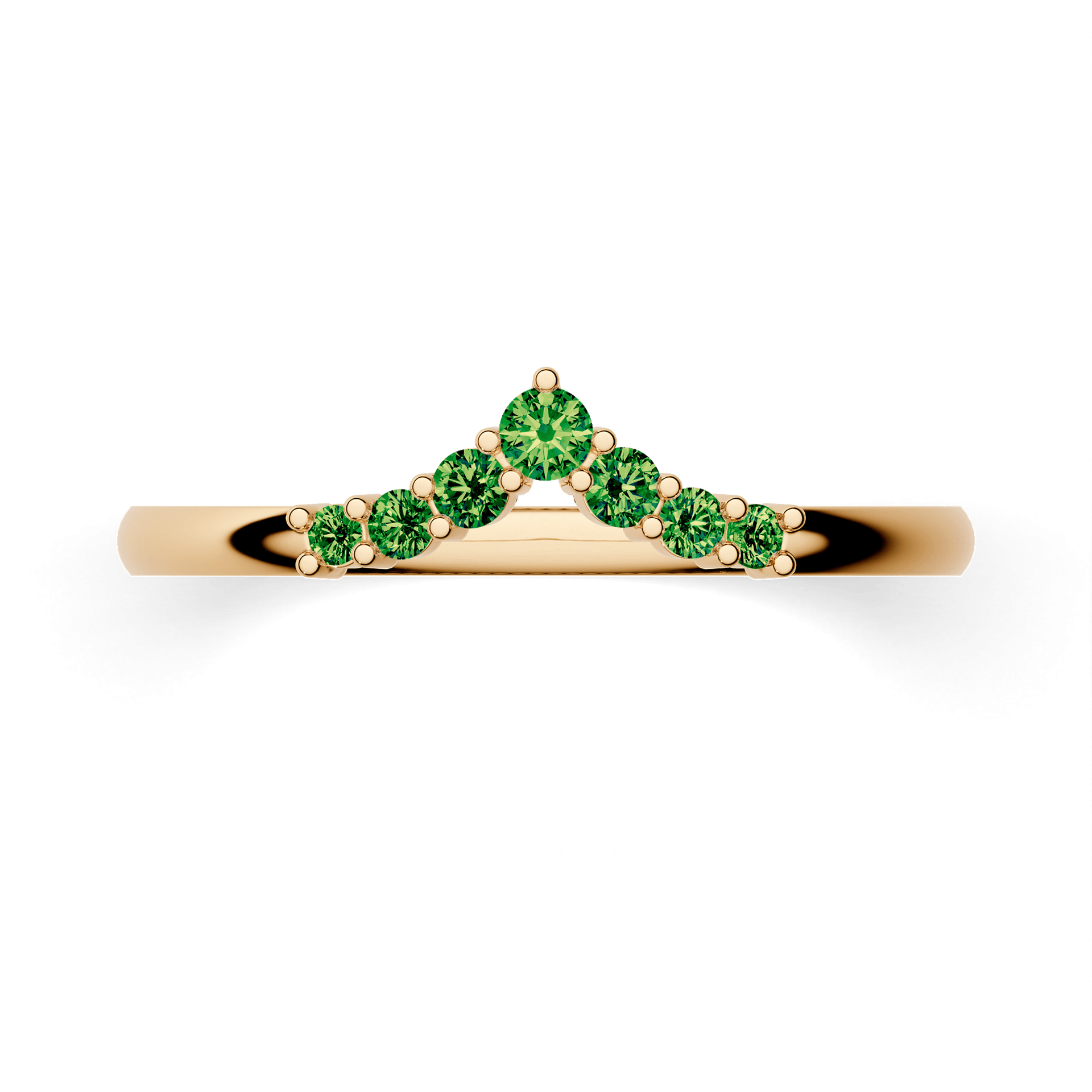 Dostawka love zolte zloto diament lab zielony ciemny 7szt 03