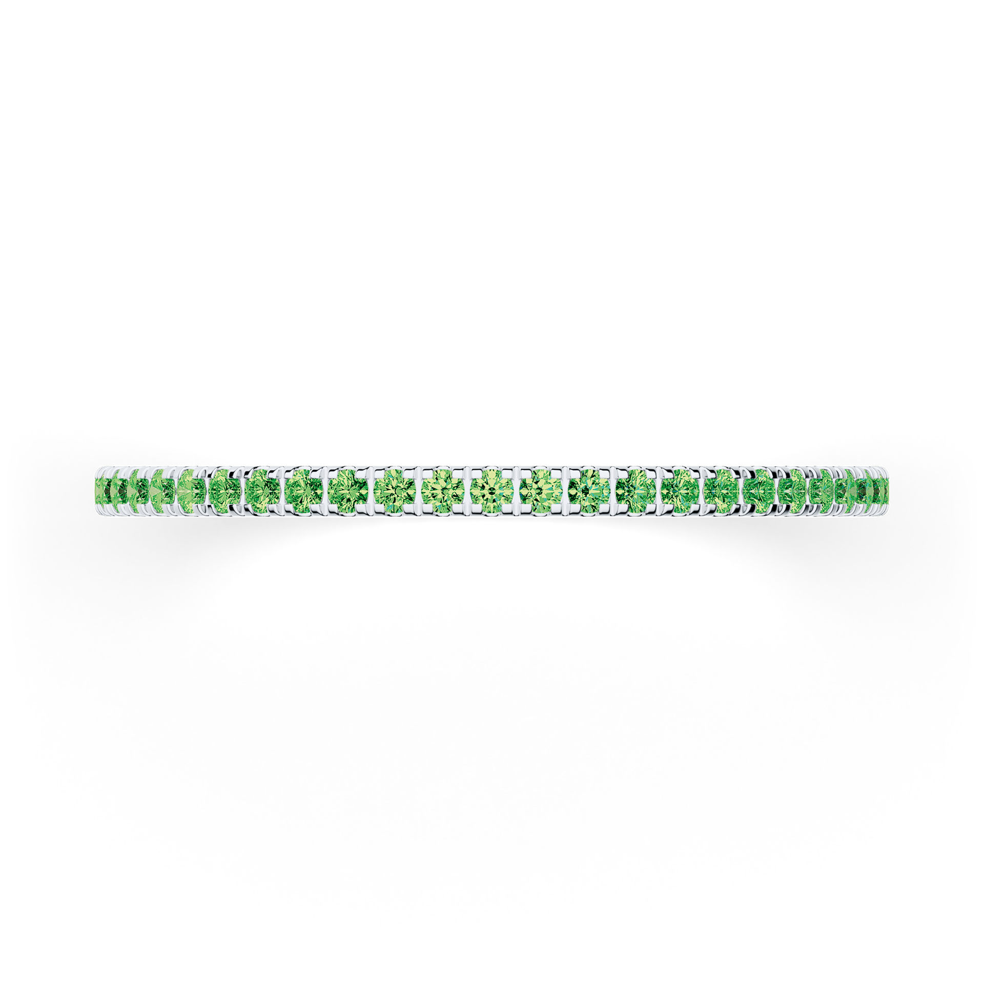 Obraczka z diamentami rosie biale zloto diament lab zielony ciemny 1mm 50szt 03