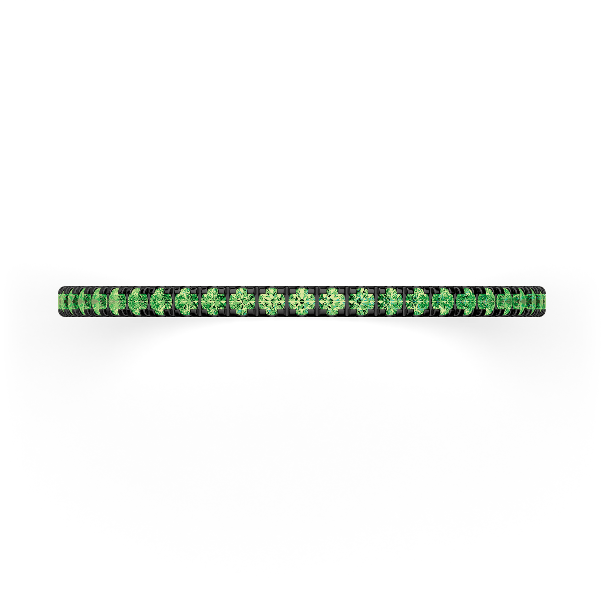 Obraczka z diamentami rosie czarne zloto diament lab zielony ciemny 1mm 50szt 03