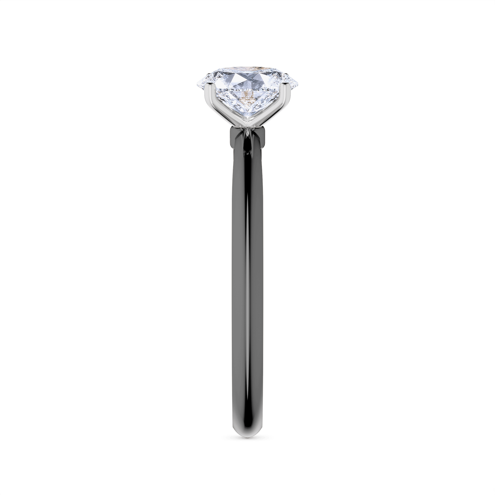 Pierscionek zareczynowy my lady czarne zloto diament lab 0 50ct 4