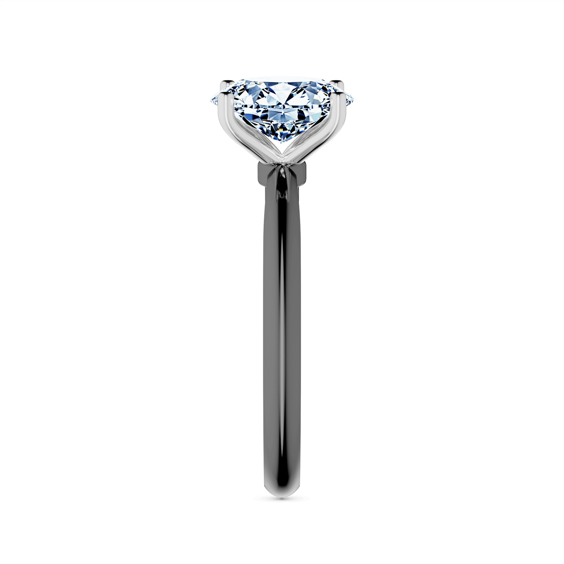 Pierscionek zareczynowy my lady czarne zloto diament lab 1 00ct 004