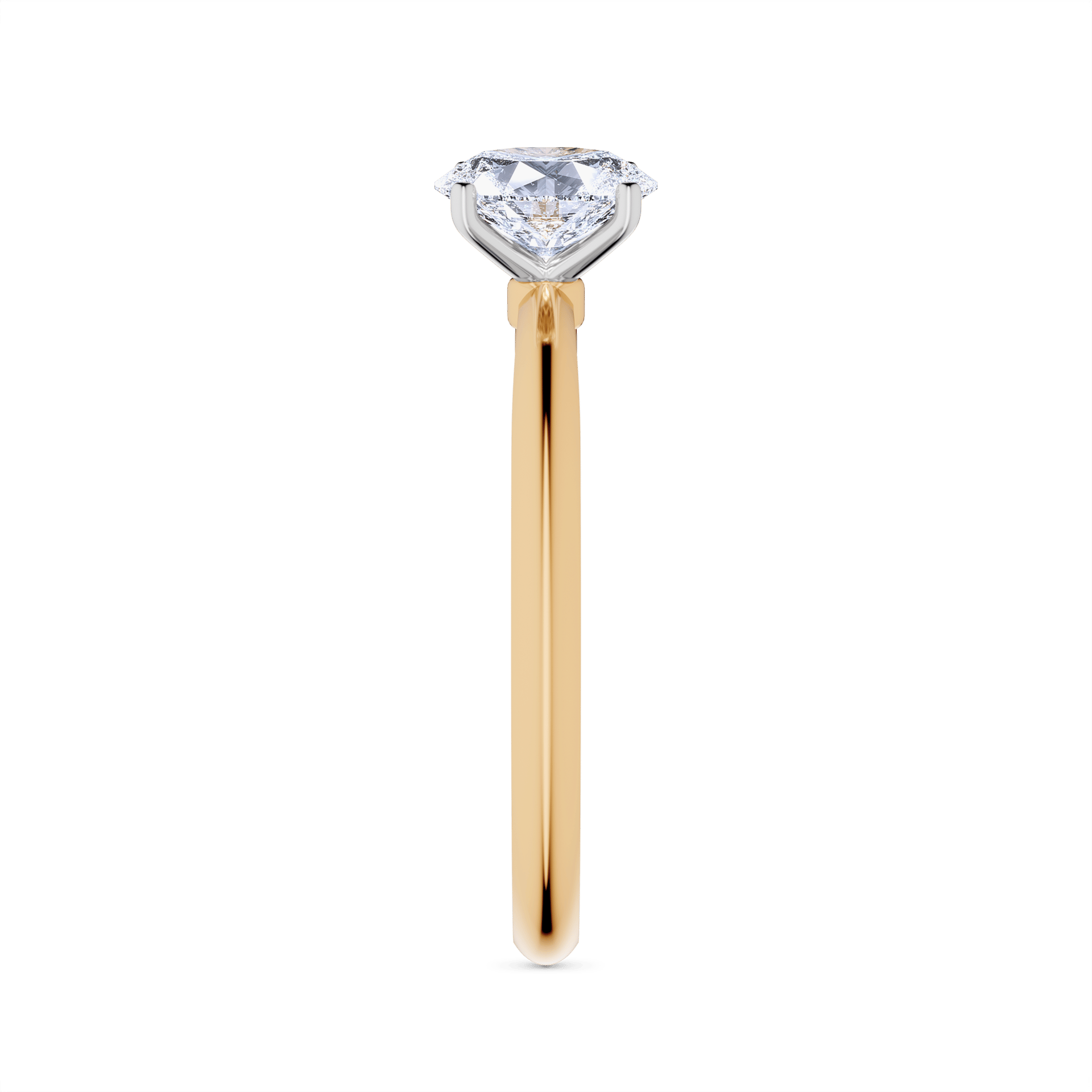 Pierscionek zareczynowy my lady zolte zloto diament lab 0 50ct 4