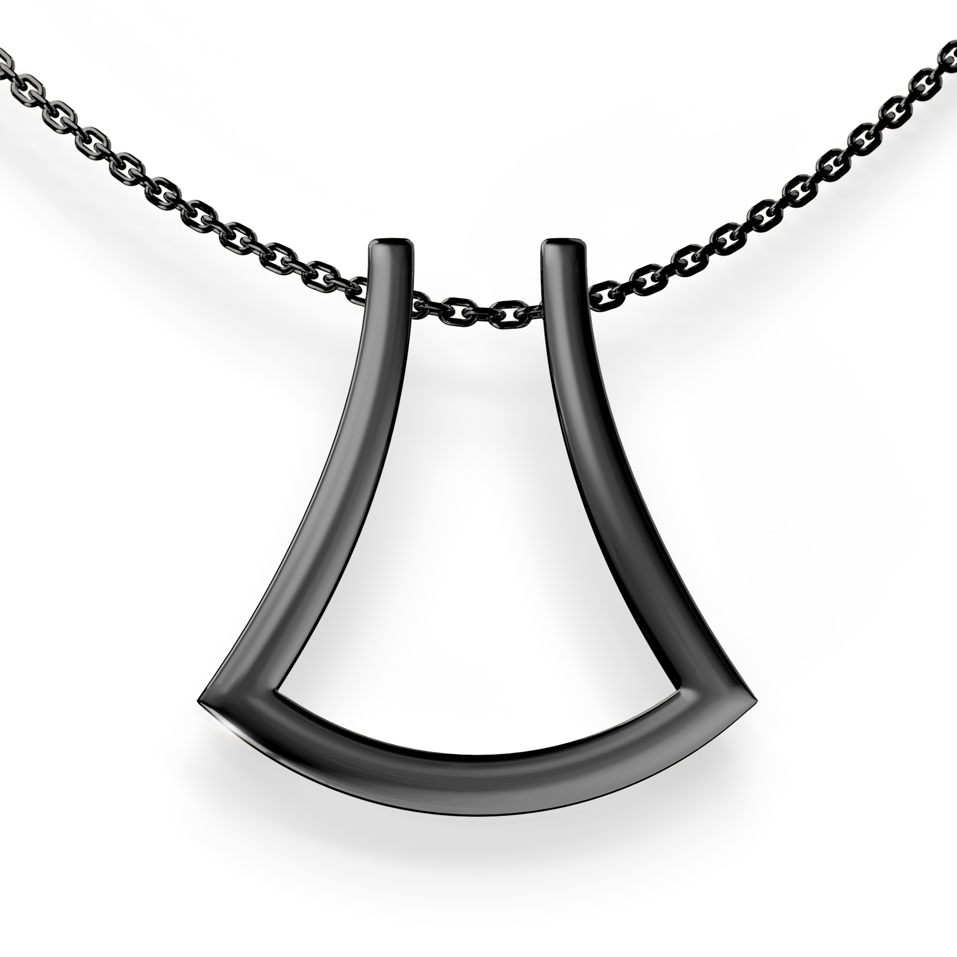 Active Ring z łańcuszkiem 1srebro czarne