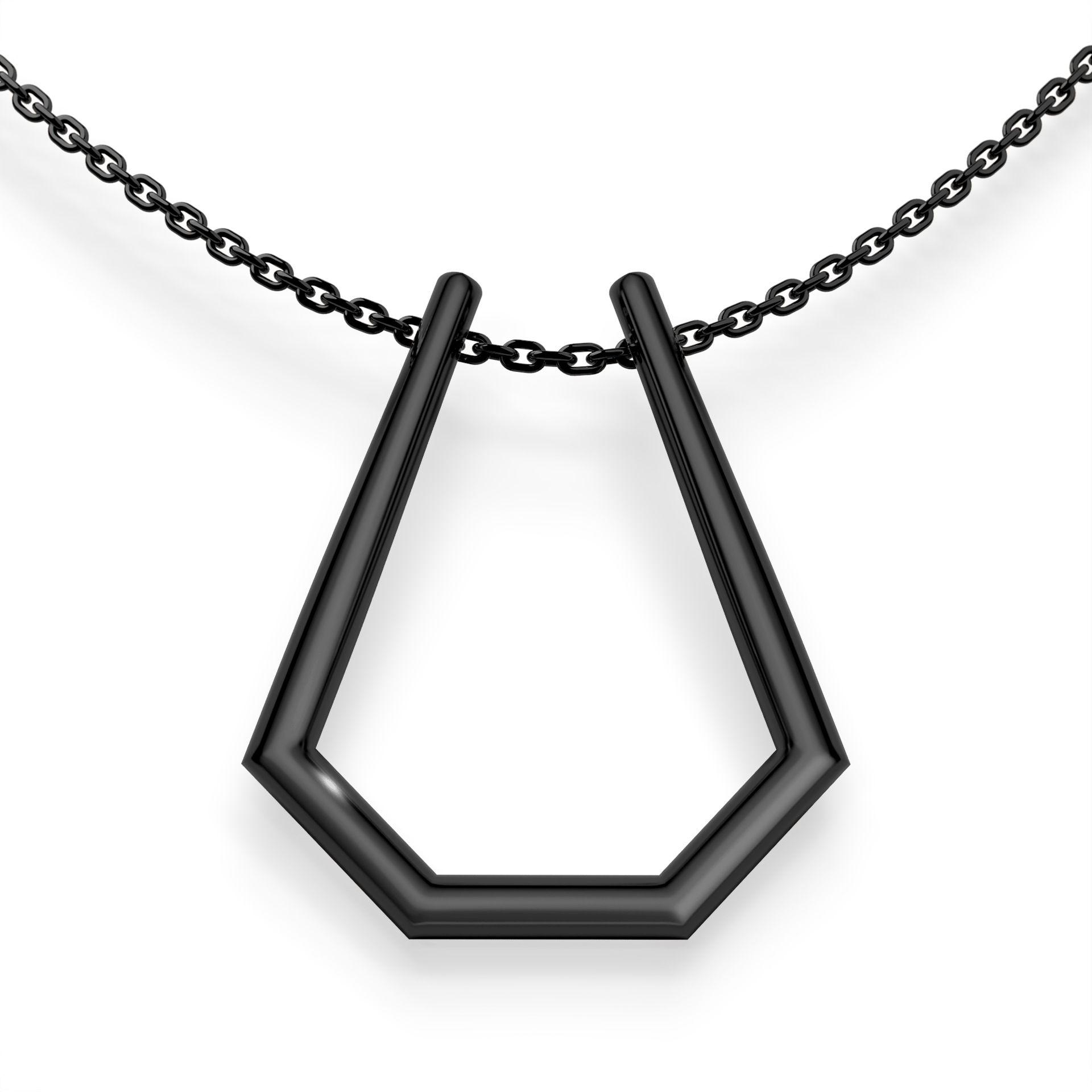 Active Ring z łańcuszkiem 2srebro czarne