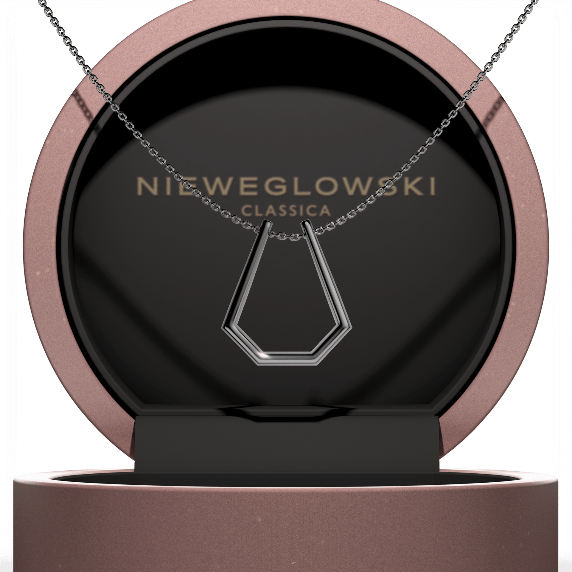 Zawieszka active ring czarne zloto m3 07