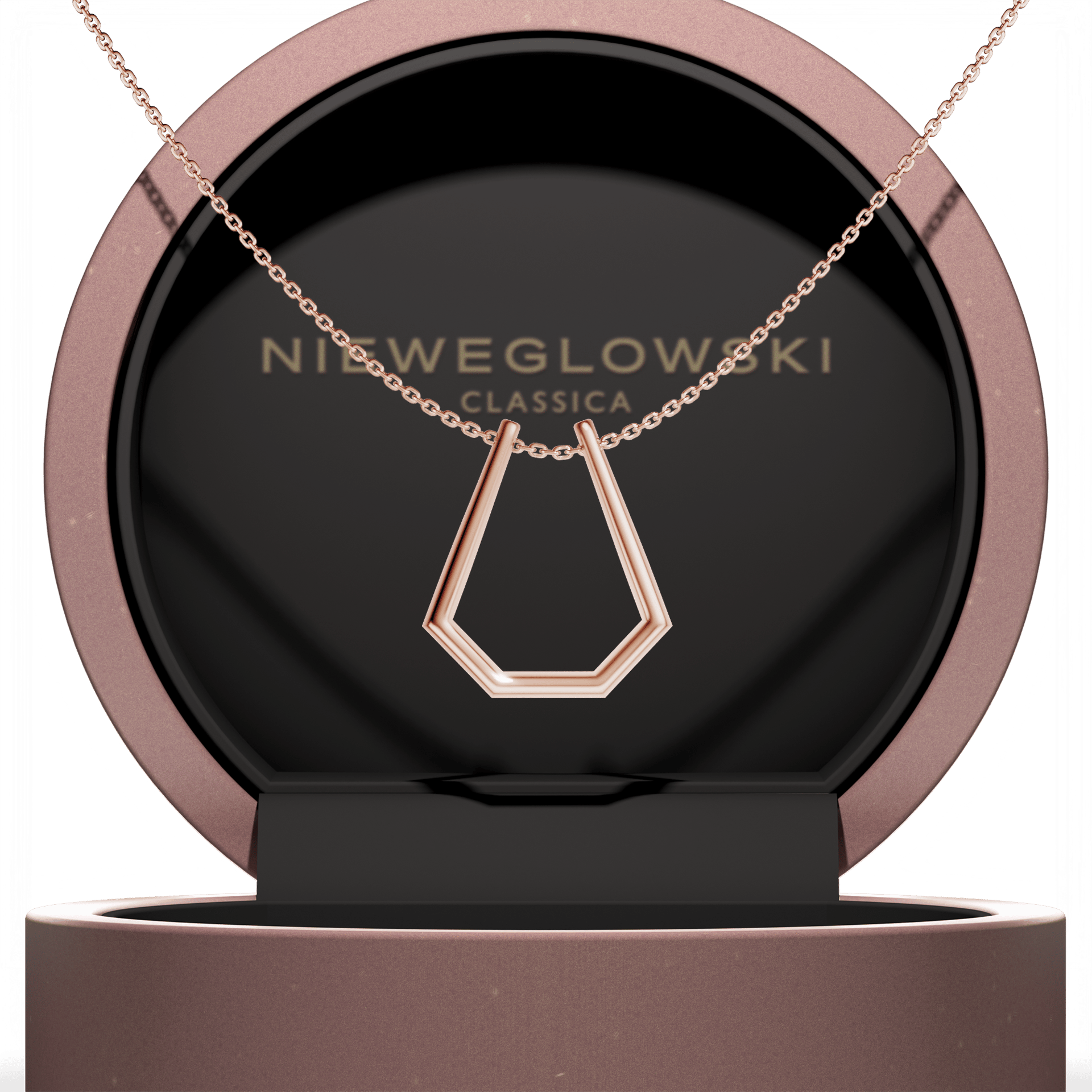 Zawieszka active ring rozowe zloto m3 07