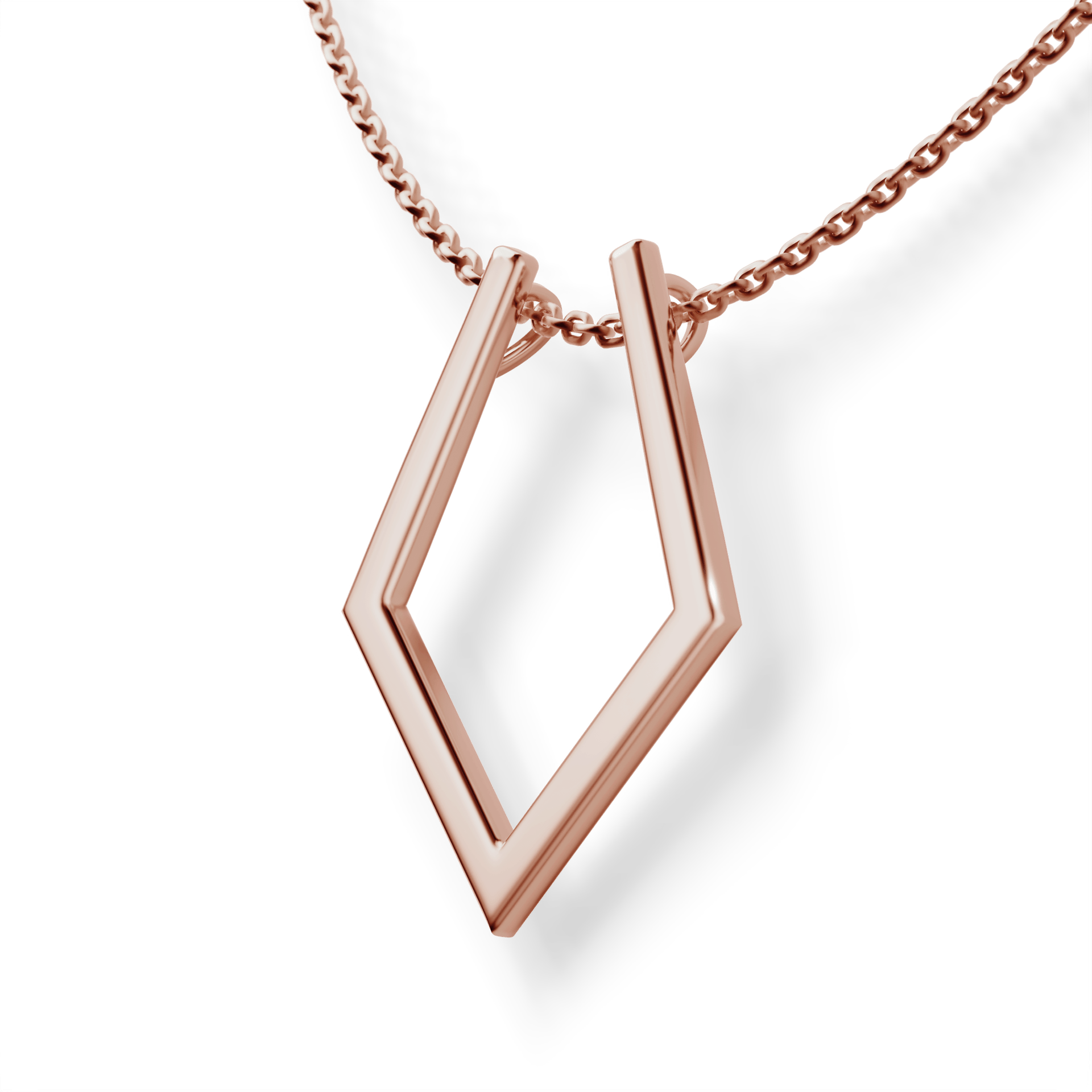 Active Ring z łańcuszkiem 3srebro różowe