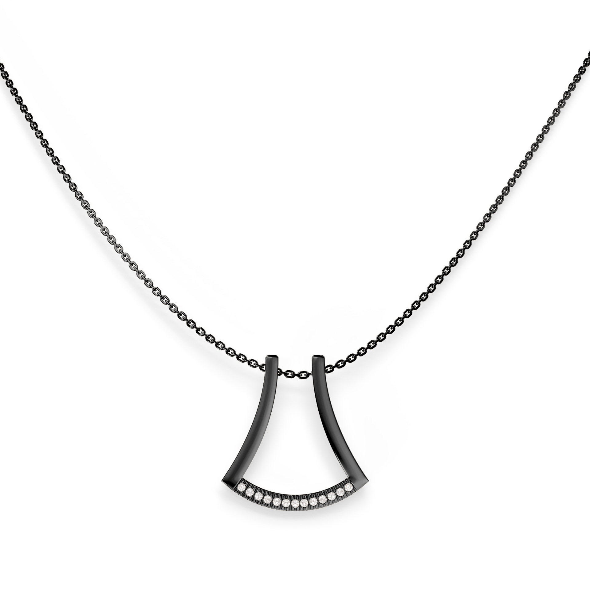 Active Ring z łańcuszkiem 4srebro czarnecyrkonia