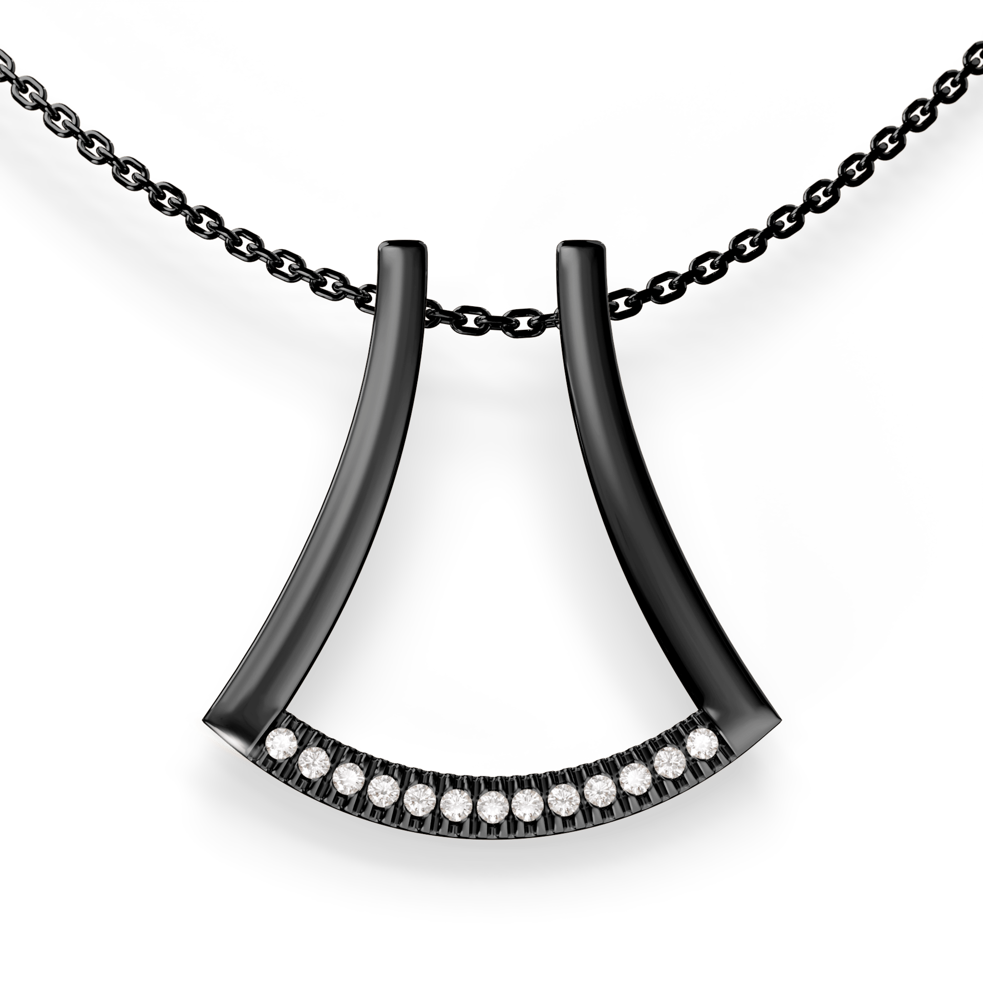 Active Ring z łańcuszkiem 4srebro czarnecyrkonia