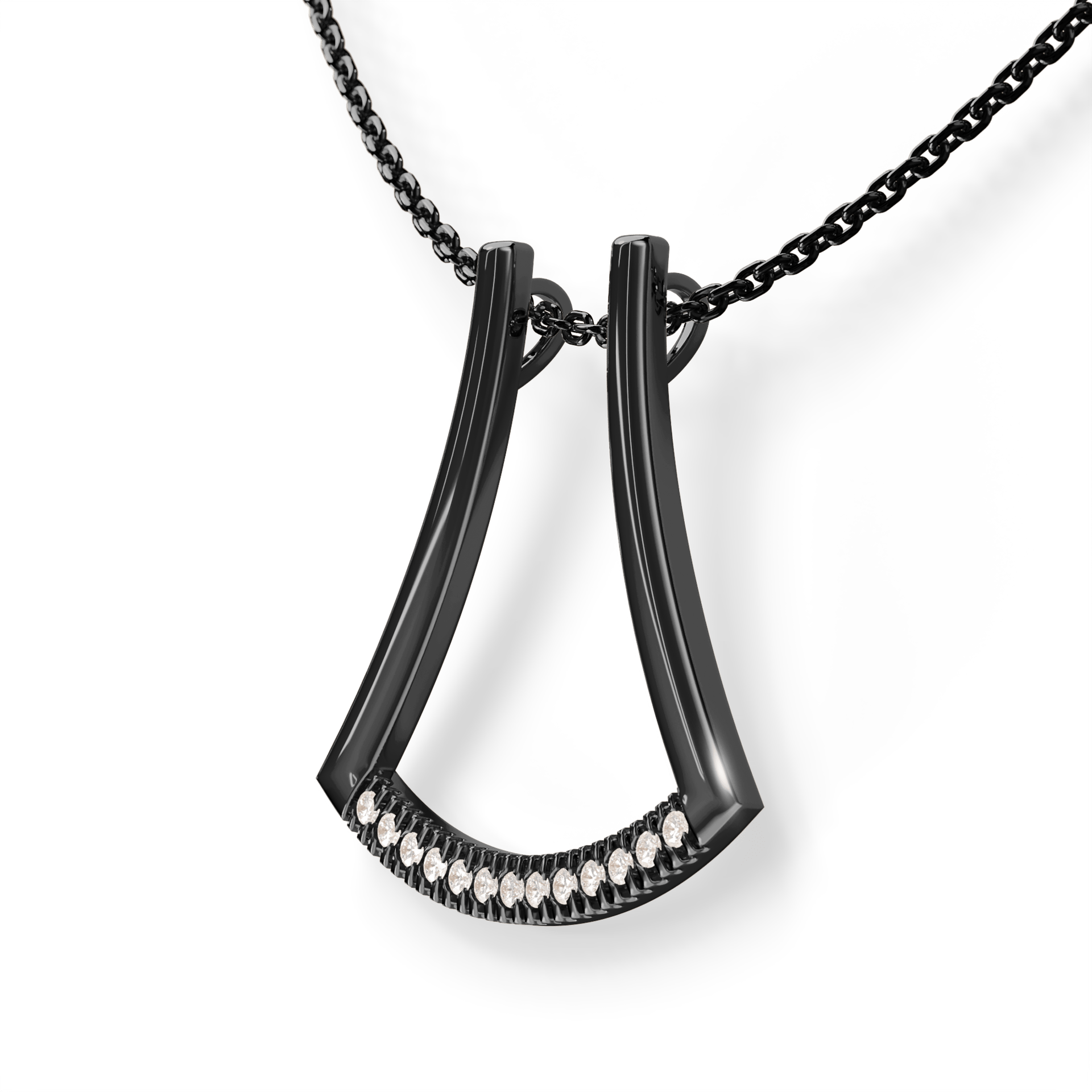 Active Ring z łańcuszkiem 4srebro czarnecyrkonia