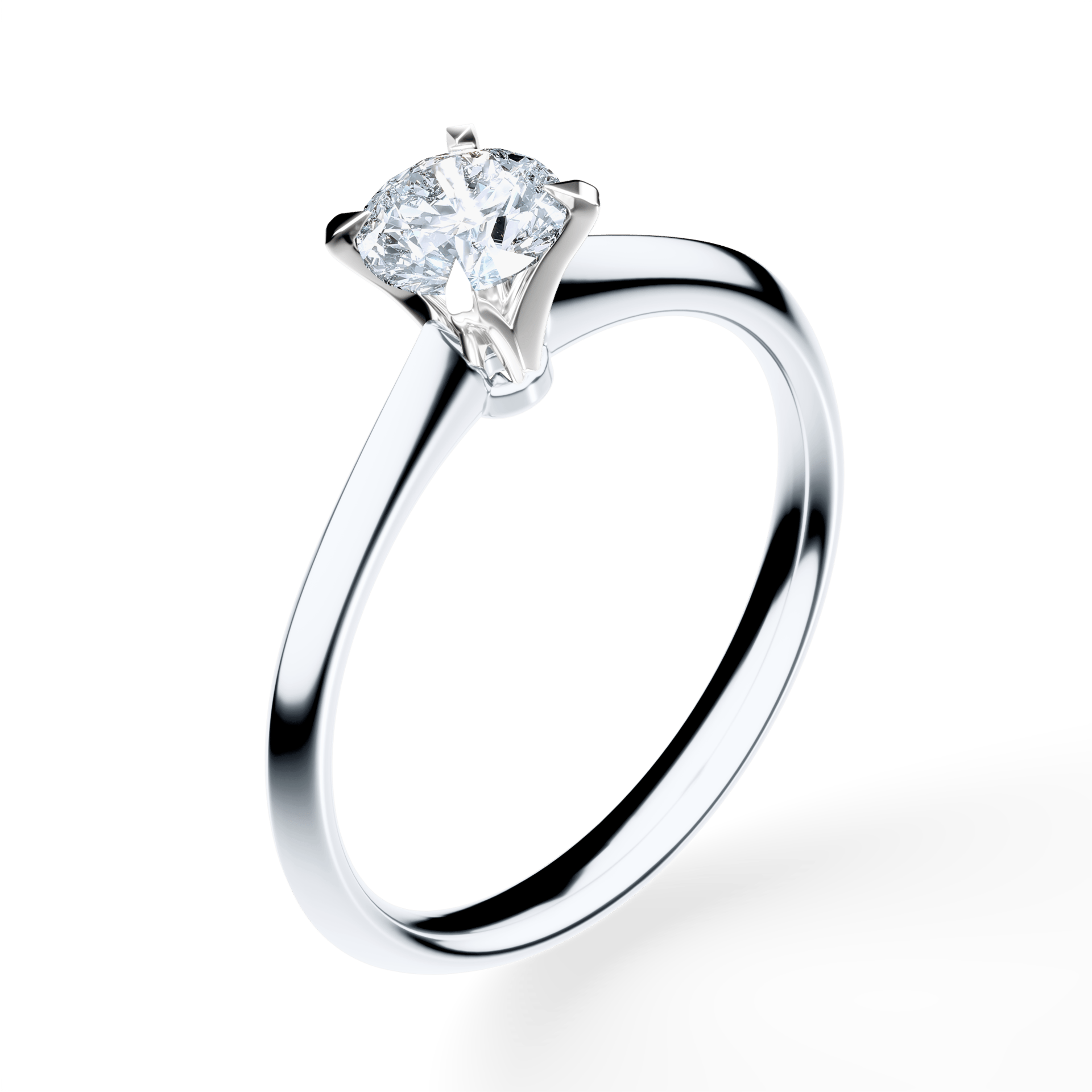 Pierścionek zaręczynowy My Angel z białego złota z diamentem laboratoryjnym 0,50ct