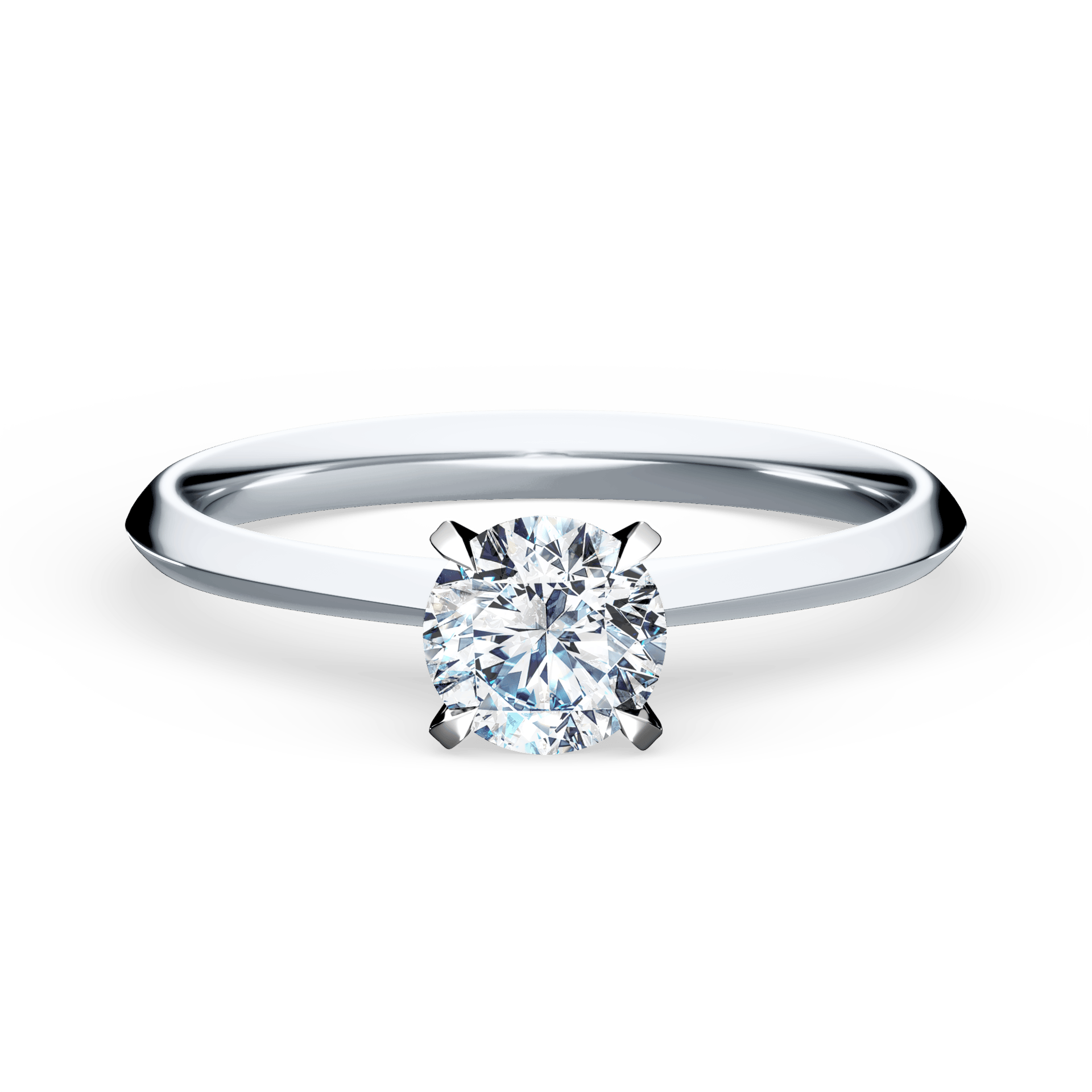 Pierścionek zaręczynowy My Angel z białego złota z diamentem laboratoryjnym 0,50ct