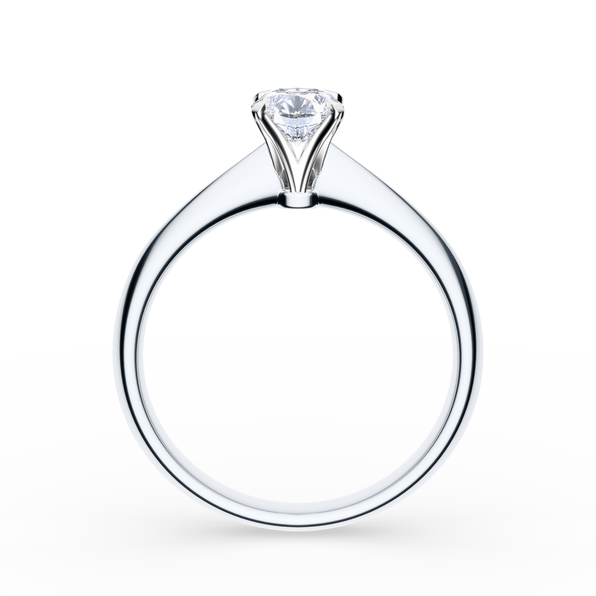 Pierścionek zaręczynowy My Angel z białego złota z diamentem laboratoryjnym 0,50ct