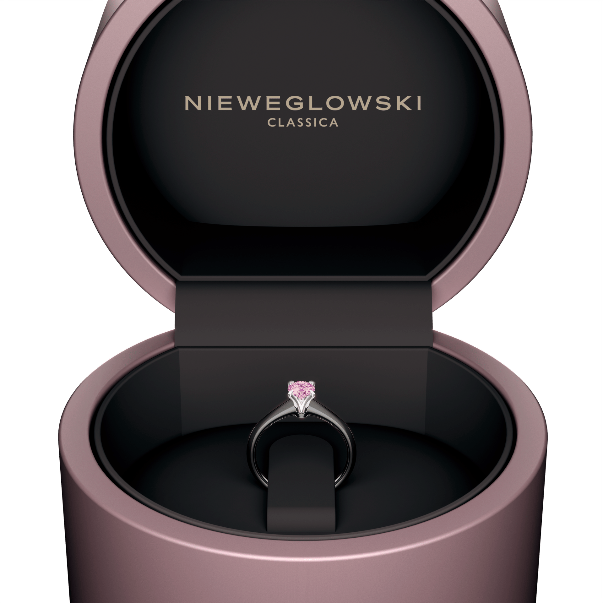 Pierscionek zareczynowy my angel czarne zloto diament lab rozowy 0 50ct 05