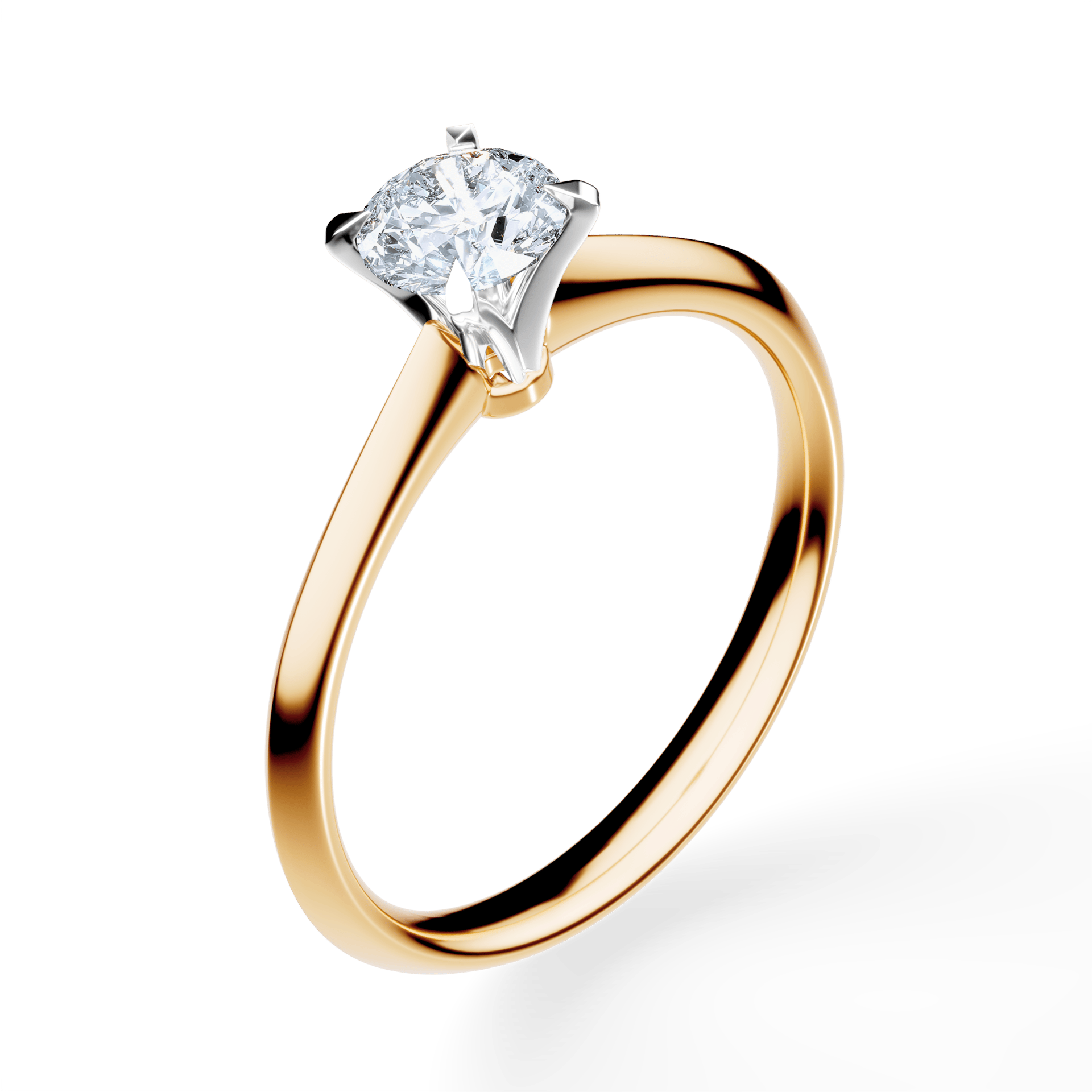 Pierścionek zaręczynowy My Angel z żółtego złota z diamentem laboratoryjnym 0,50ct