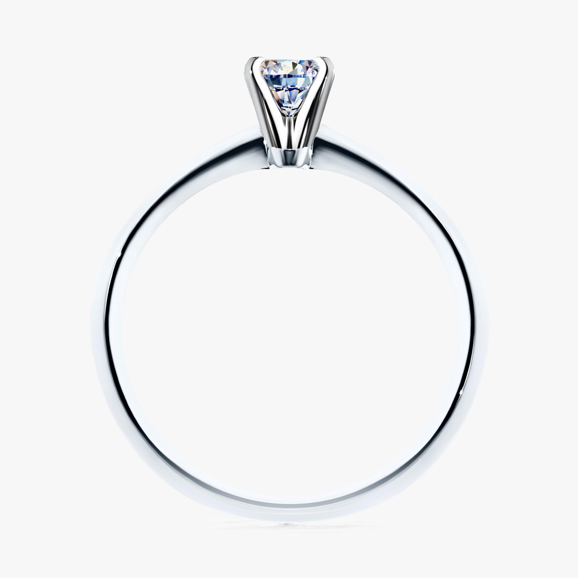 Pierscionek zareczynowy z diamentem 017 CT z bialego zlota my angel 02