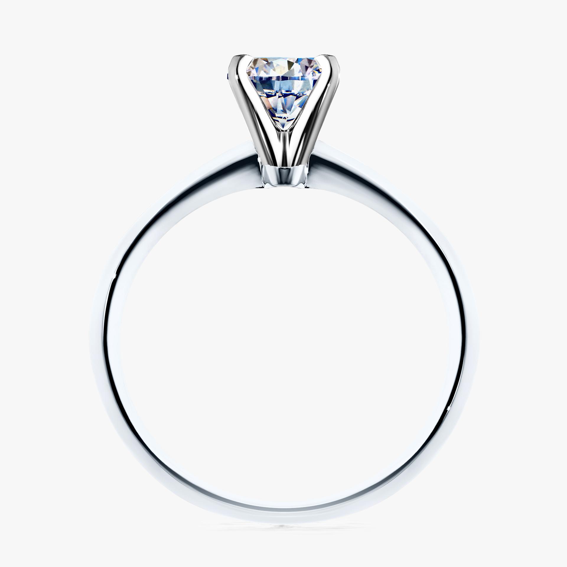 Pierscionek zareczynowy z diamentem 030 CT z bialego zlota my angel 02
