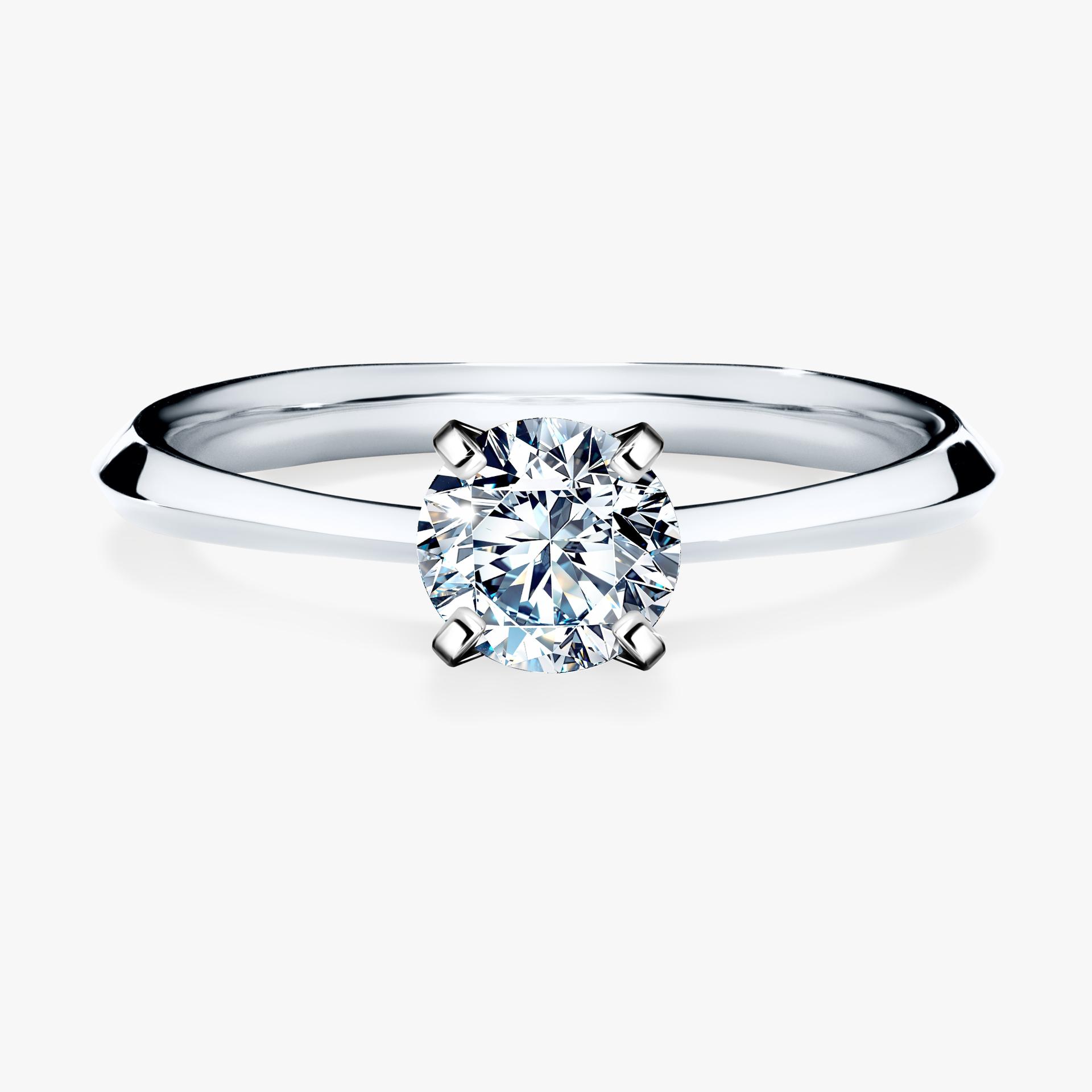 Pierscionek zareczynowy z diamentem 050 CT z bialego zlota my angel 01
