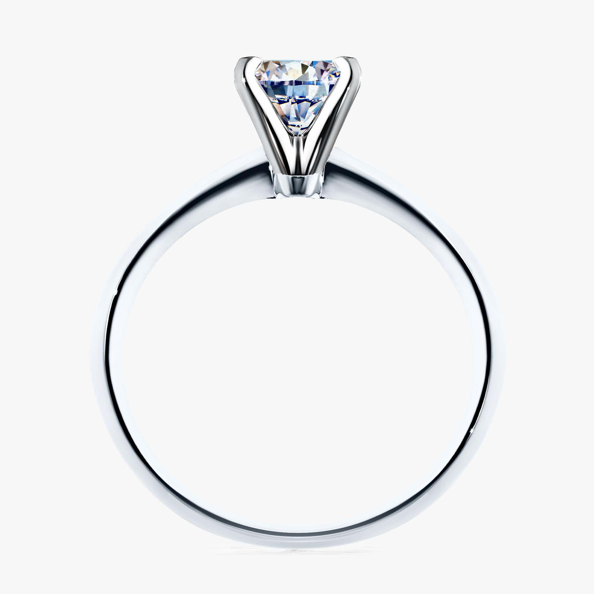 Pierscionek zareczynowy z diamentem 050 CT z bialego zlota my angel 02