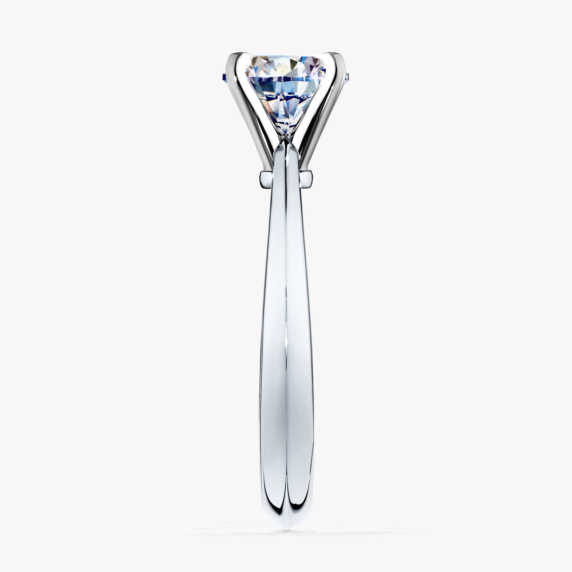 Pierscionek zareczynowy z diamentem 100 CT z bialego zlota my angel 03