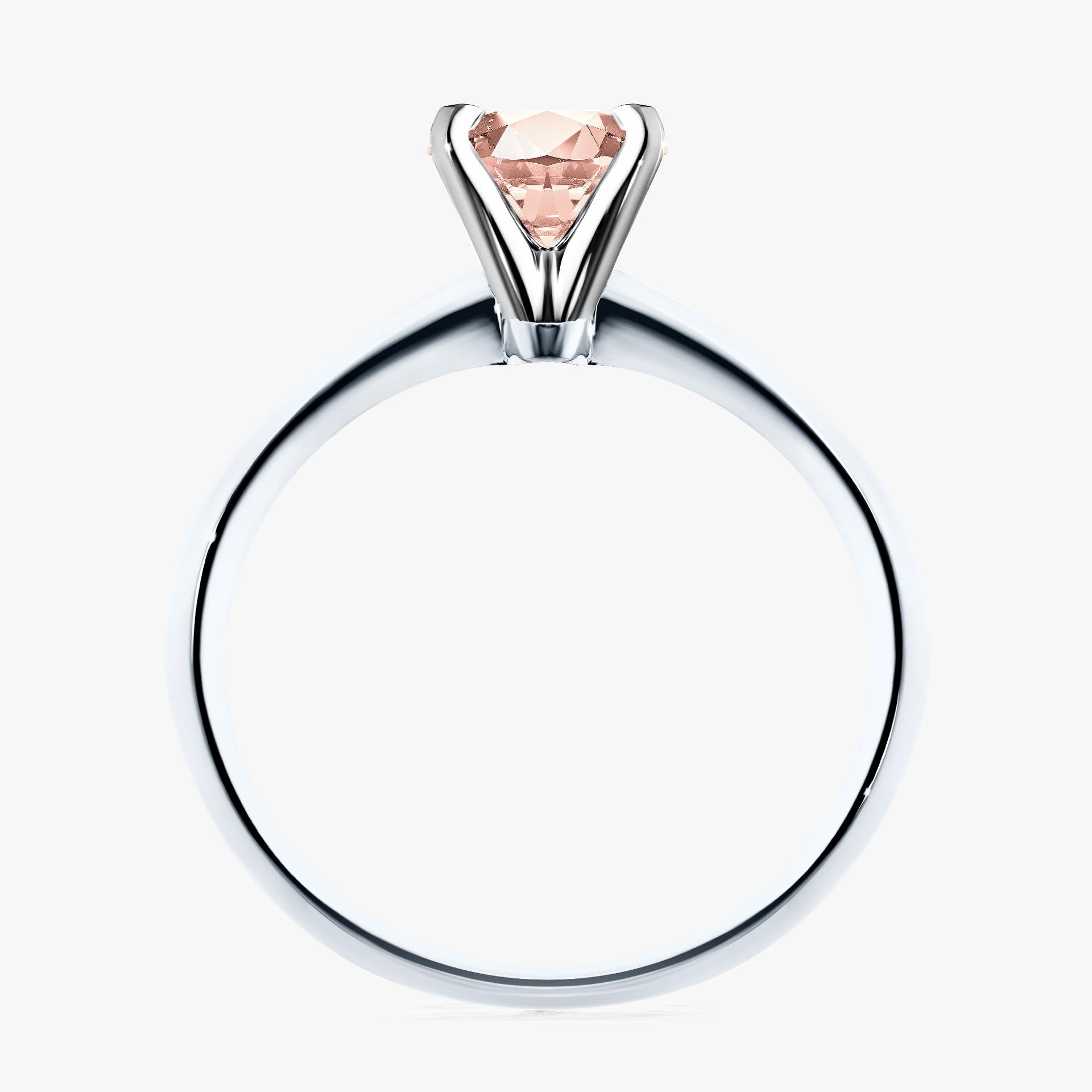 Pierscionek zareczynowy z morganitem 050 CT z bialego zlota my angel 02