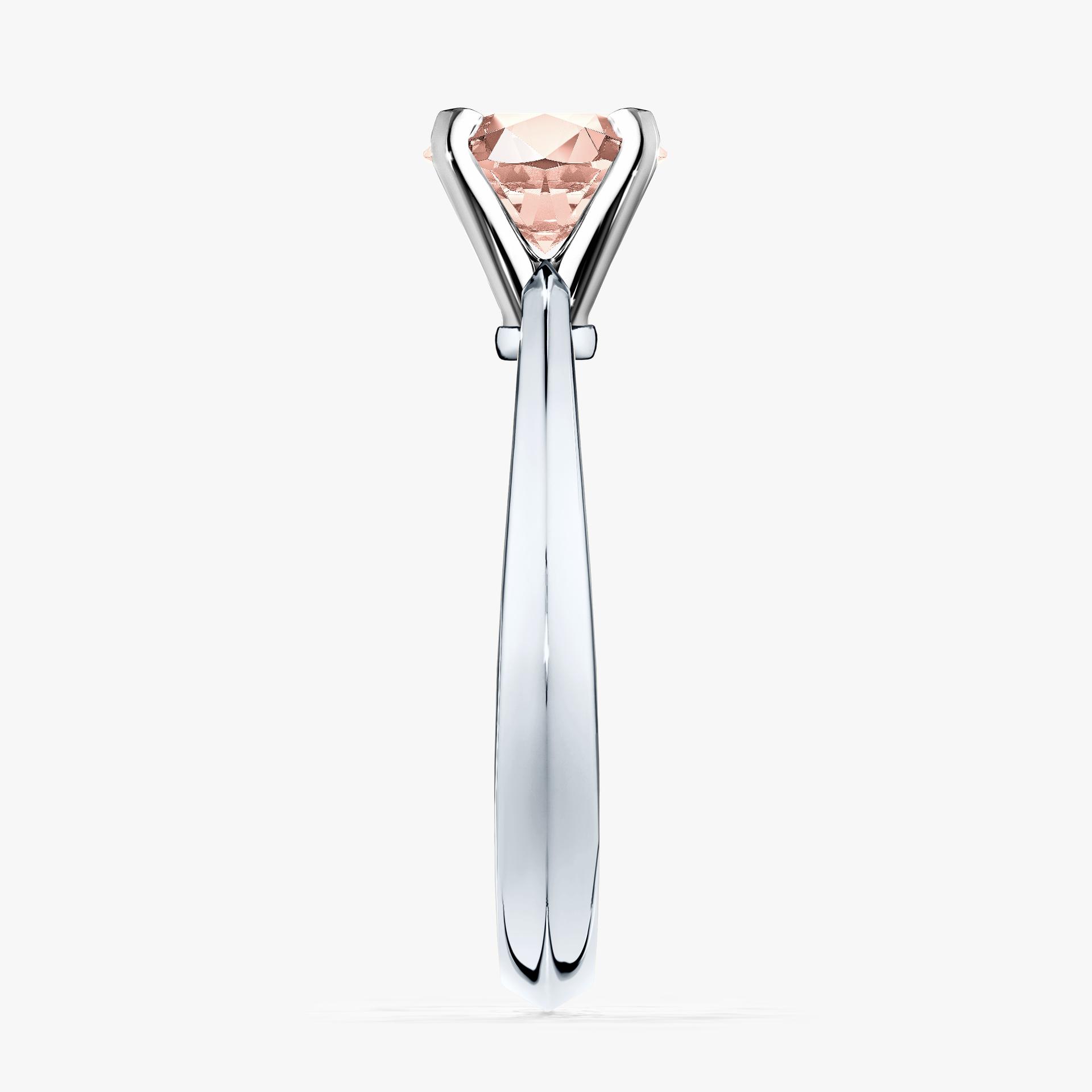 Pierscionek zareczynowy z morganitem 050 CT z bialego zlota my angel 03