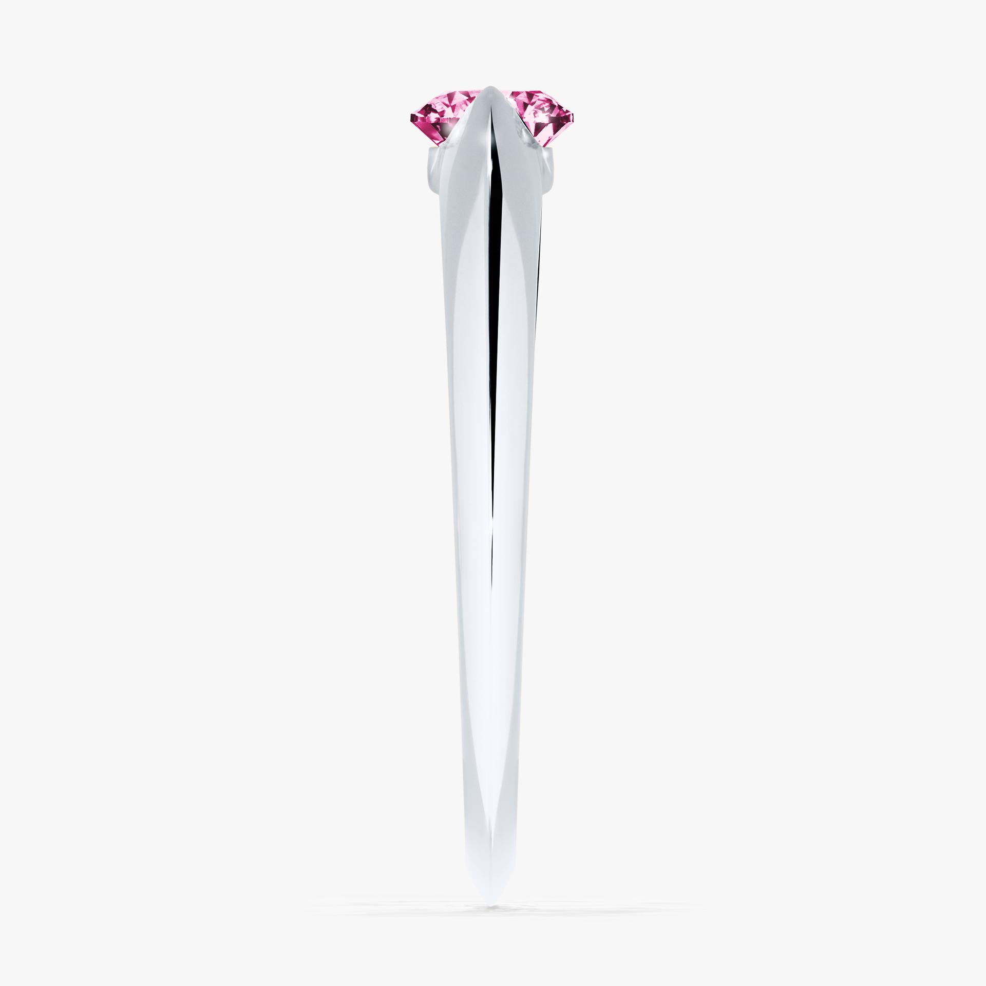 Pierscionek zareczynowy z diamentem rozowym 050 CT z bialego zlota my baby 03